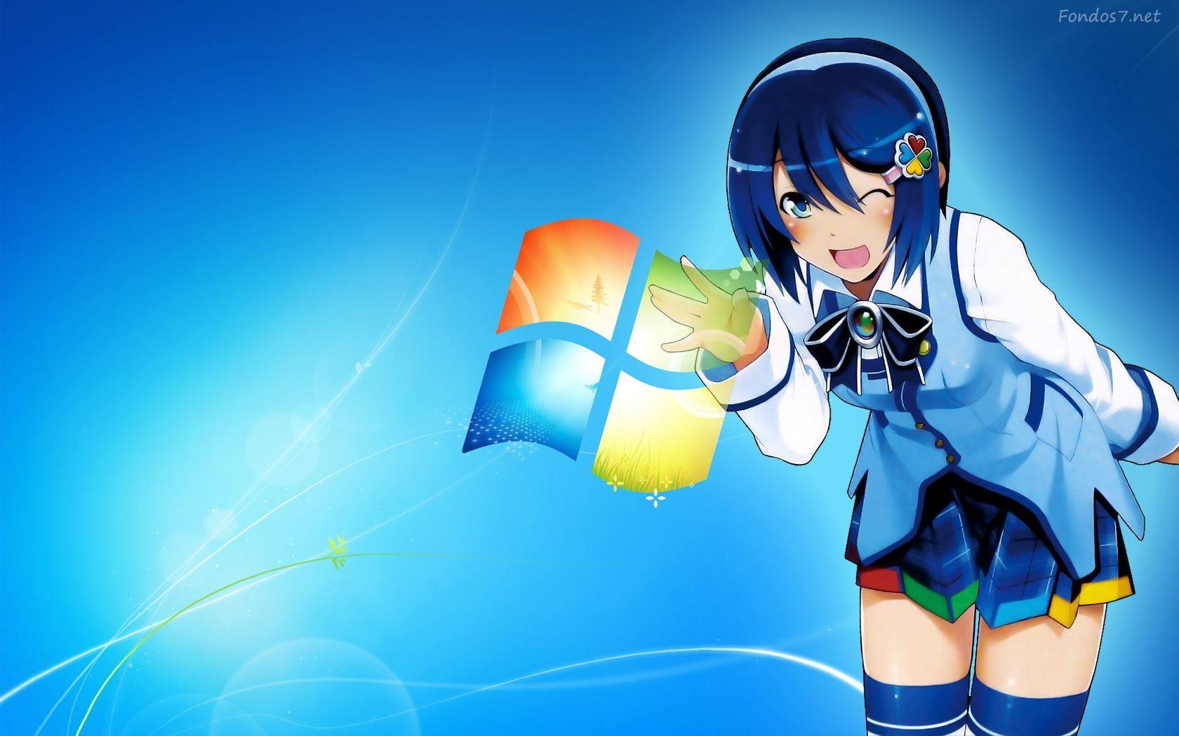 Download windows 7 anime HD wallpaper and HQ Picture