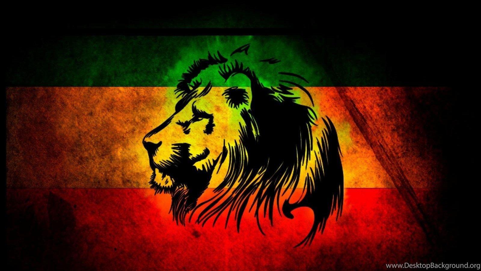 Rasta Lion Image HD Wallpaper Pretty Desktop Background