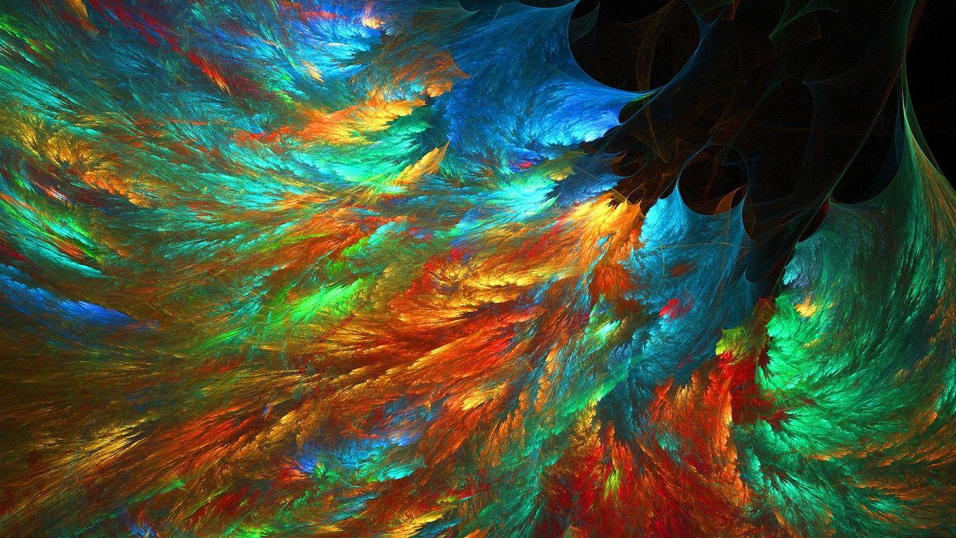 Sea Of Colors Abstract HD Image Wallpaper