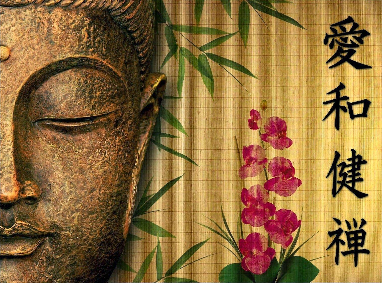 Lord Buddha face Art HD image and statue wallpaper. Wallpaper HD