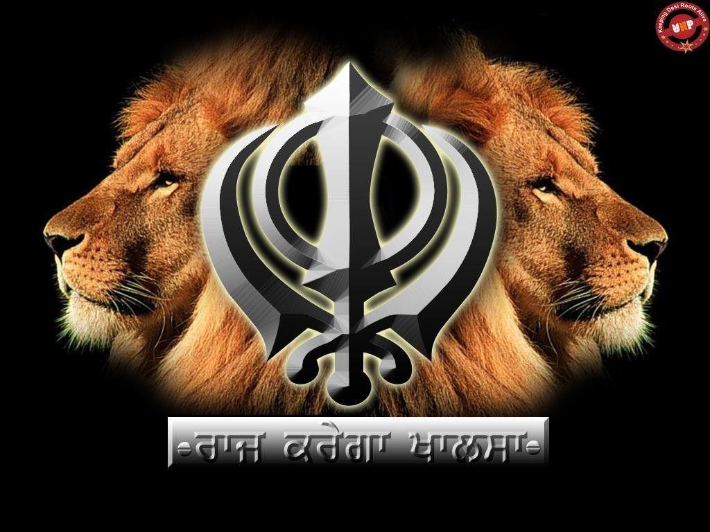 Religious: Khanda Khalsa Singh Phone Wallpaper for HD 16:9 High