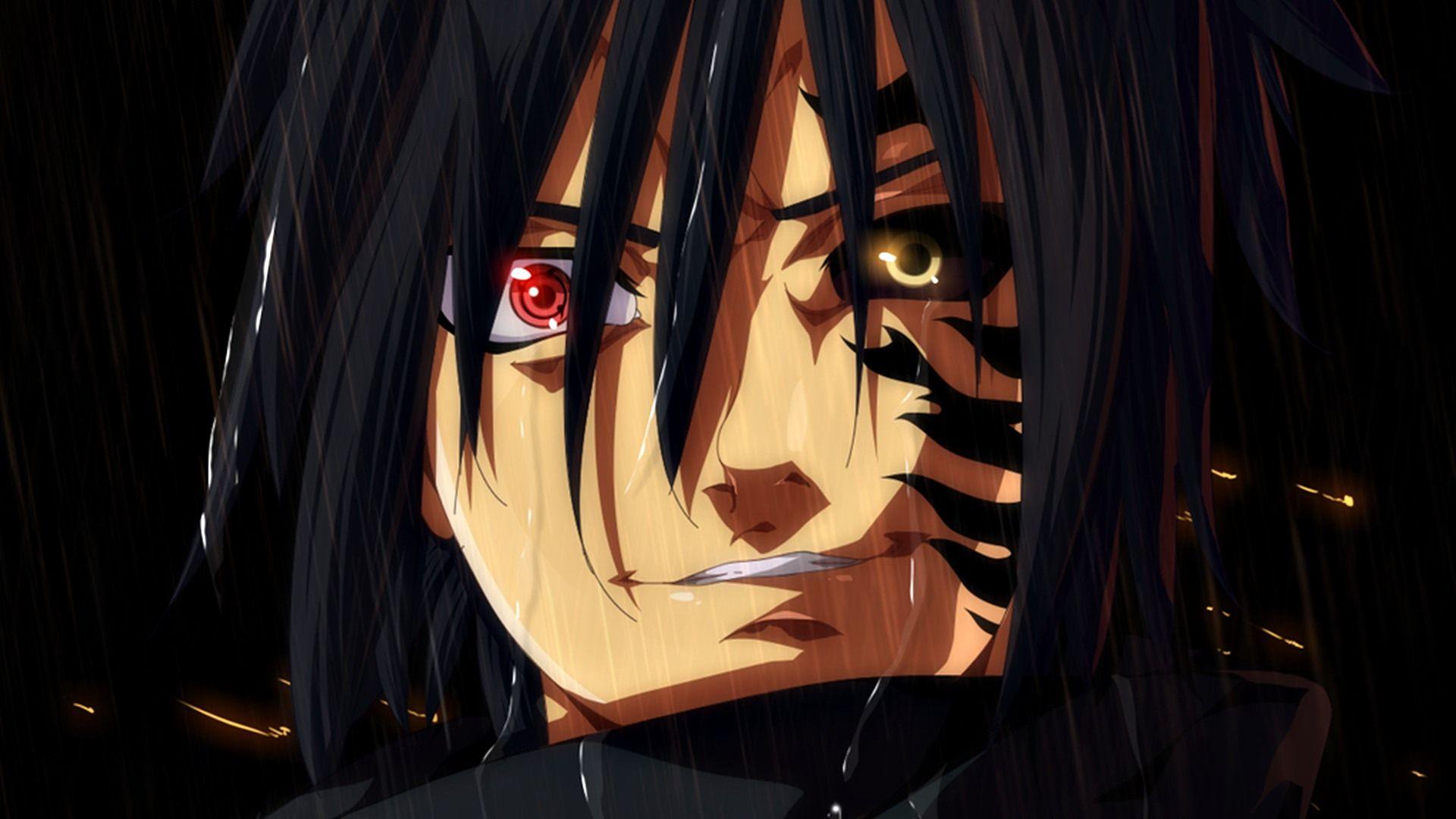 Sasuke Sharingan Eye Curse Naruto Sh. Wallpaper