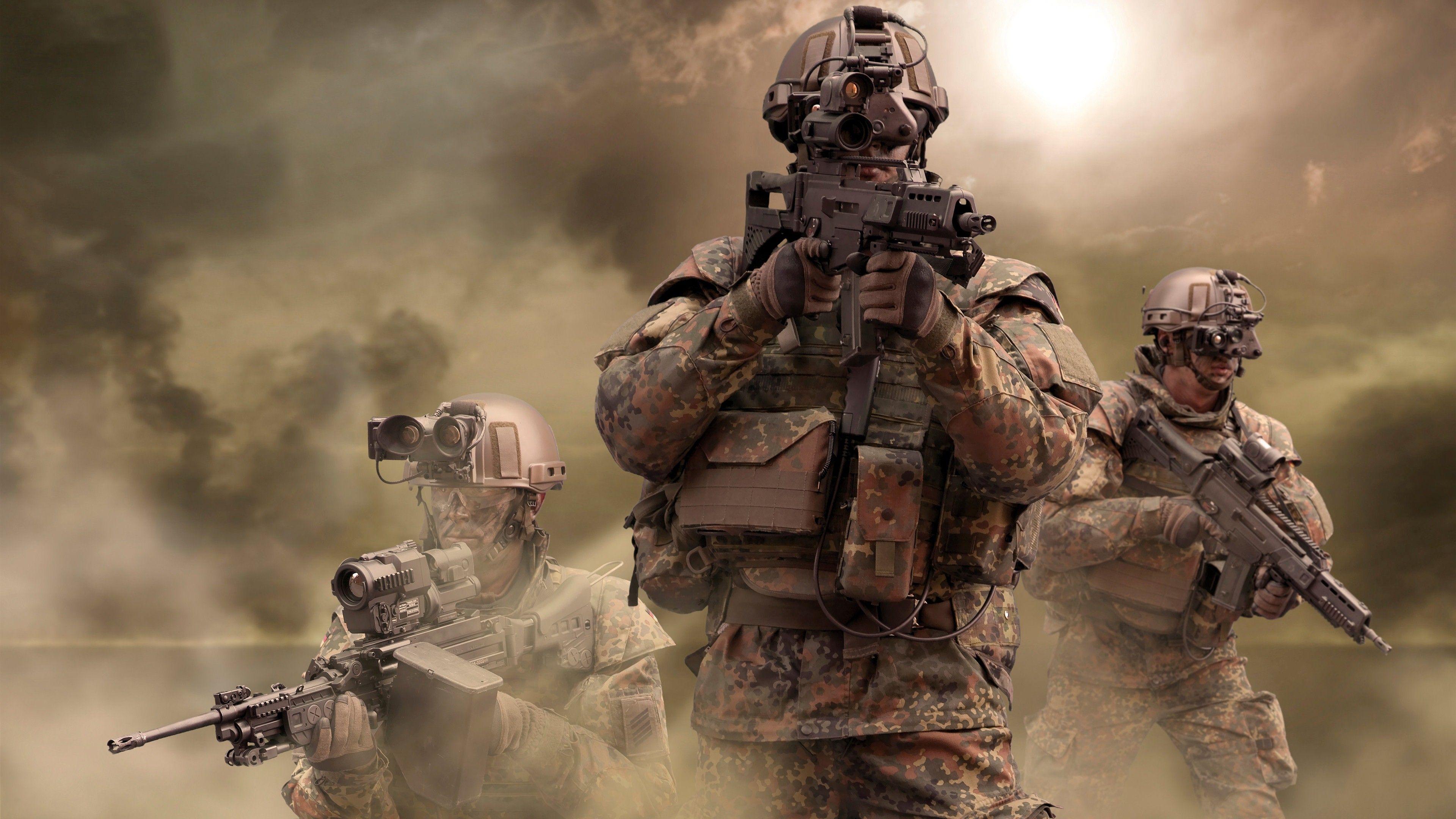 Army Soldier Background Wallpaper