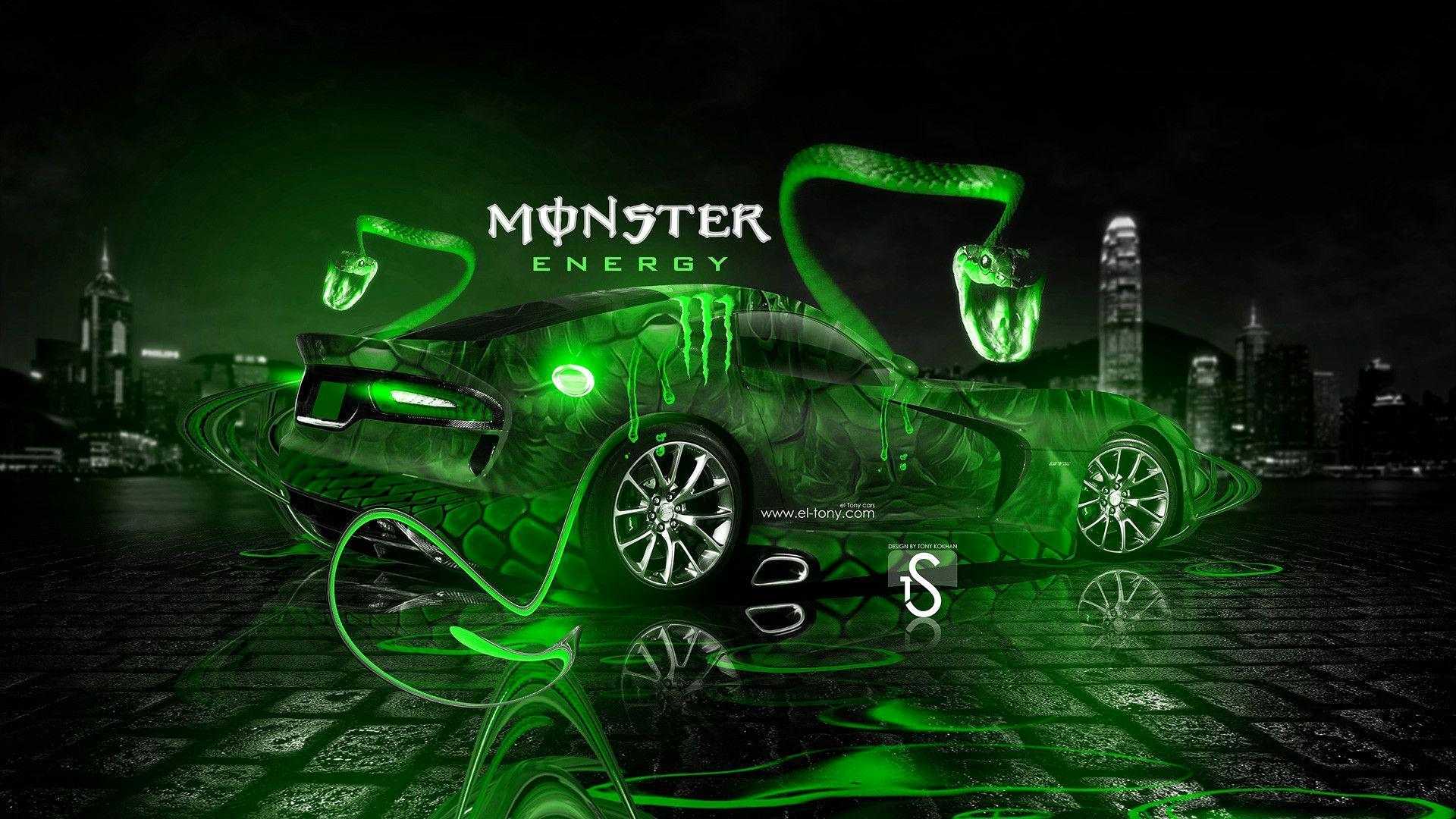 Widescreen For Green Car Wallpaper Unique Monster Energy HD Pics