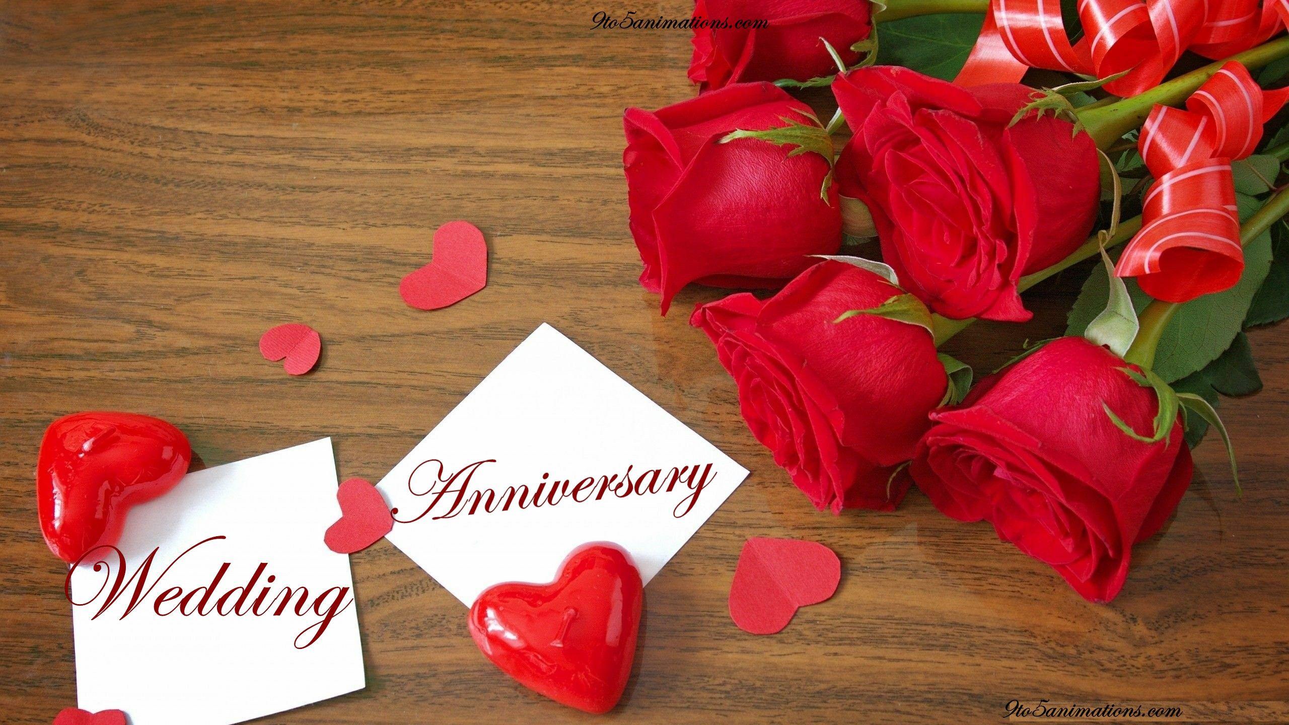 Wedding Anniversary Rose Wishes Image Free download