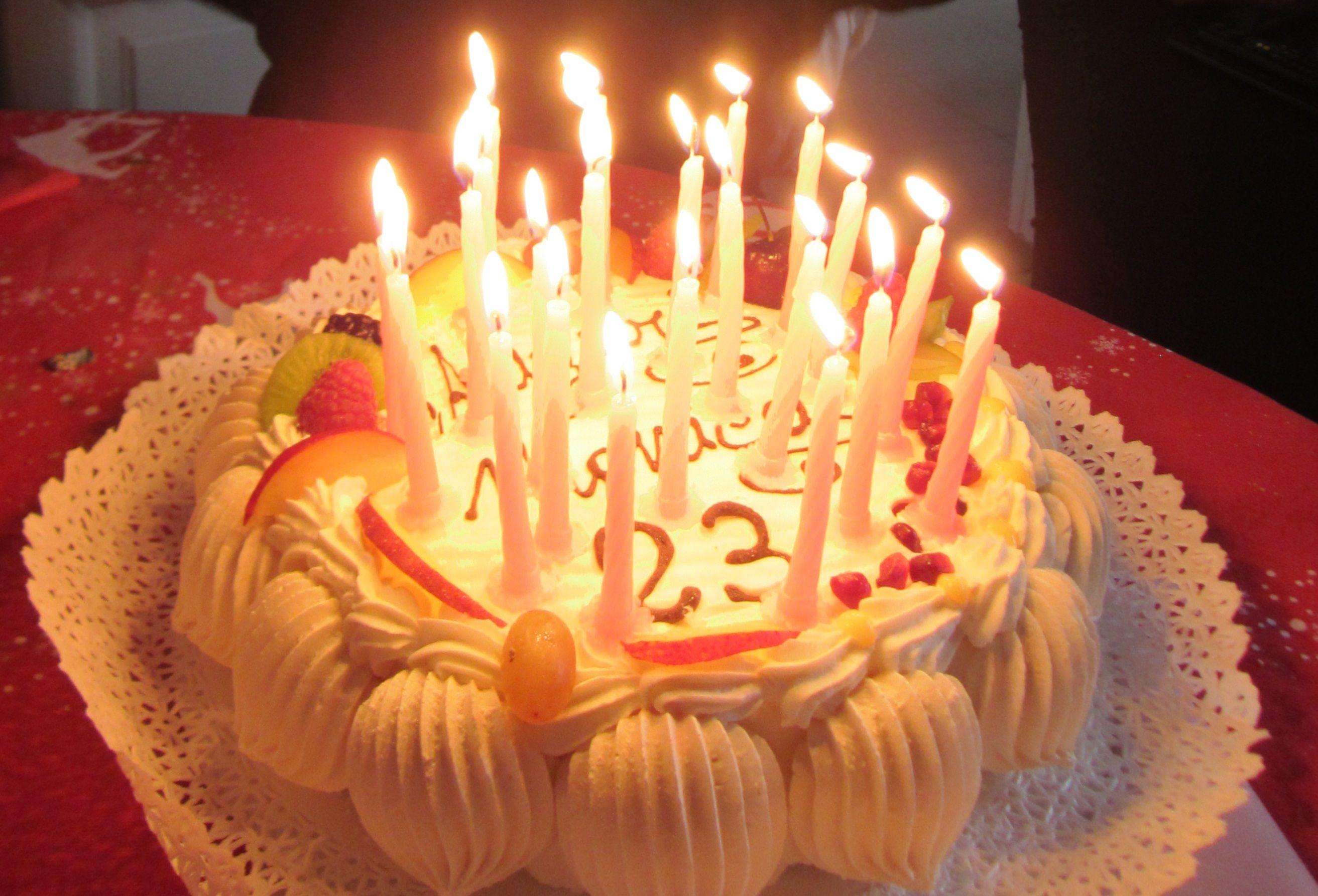 Picture Of Birthday Cakes With Candles
