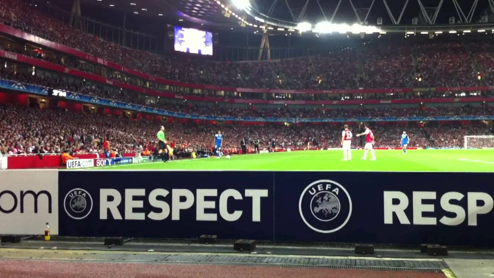 Emirates Stadium Vs Olympiacos League 28 09