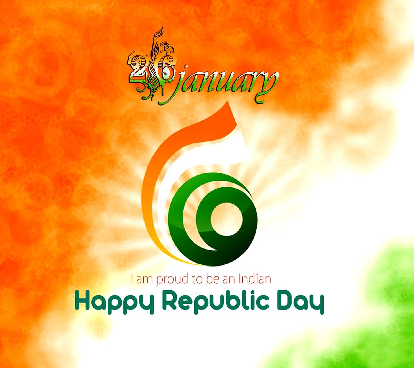 Indian Happy Republic Day Wishes Wallpaper in 3D
