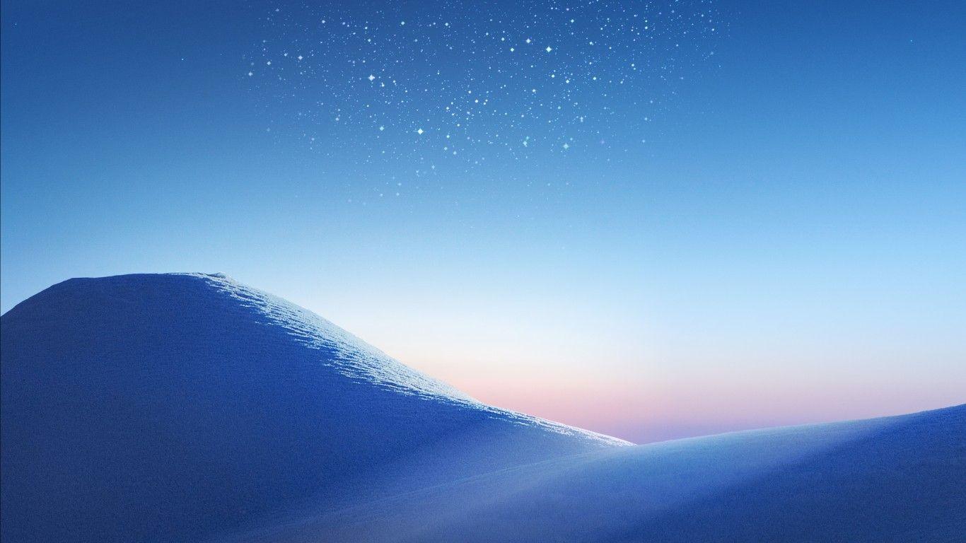 Wallpaper Sand dunes, Stars, Samsung Galaxy S8, Stock, HD, Nature