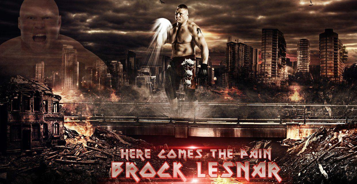 Here Comes The Pain Lesnar Wallpaper