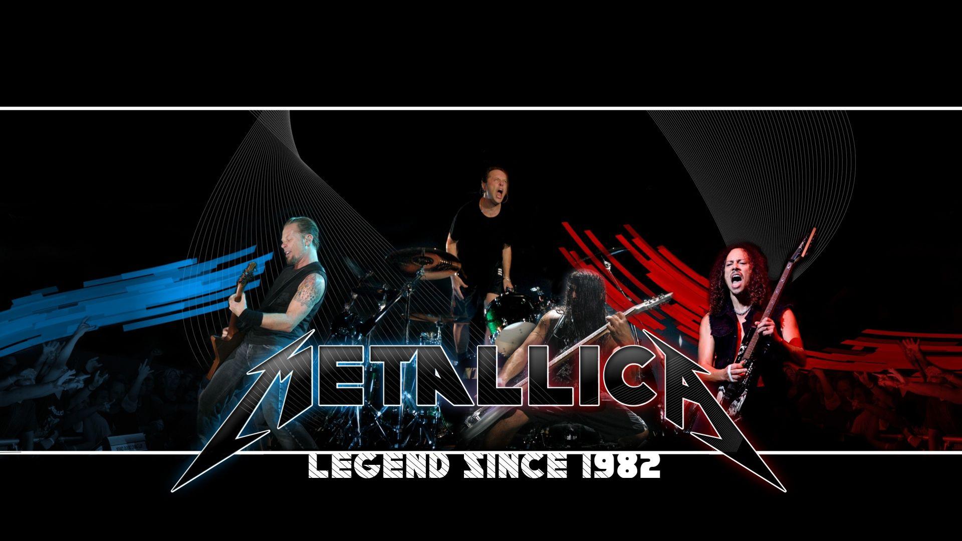 Download Wallpaper 1920x1080 metallica, members, show, name