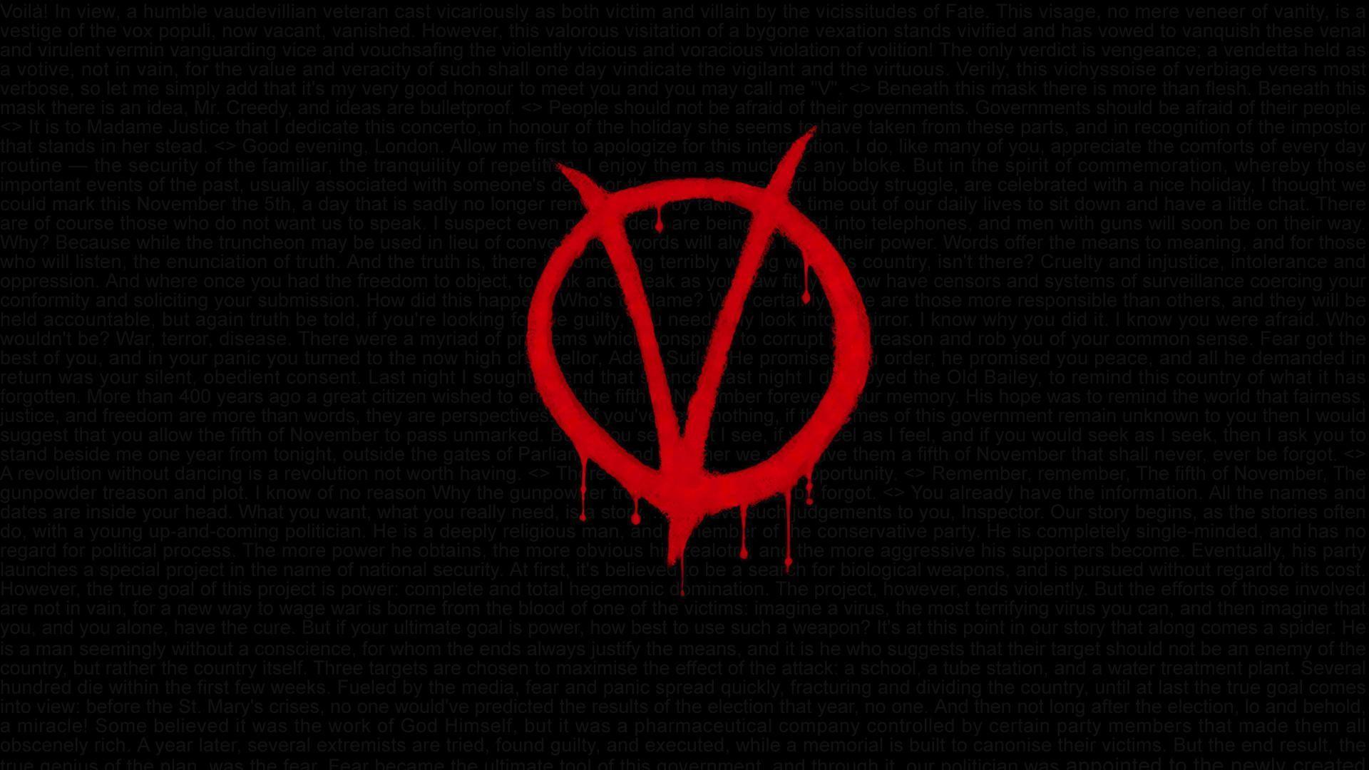 V For Vendetta Wallpaper HD. Image Wallpaper