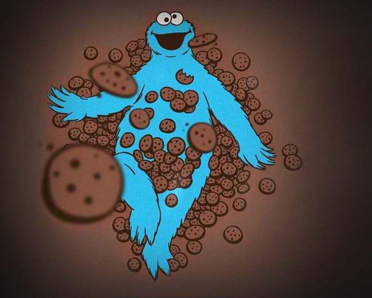 Cookie Monster Eleven desktop PC and Mac wallpaper