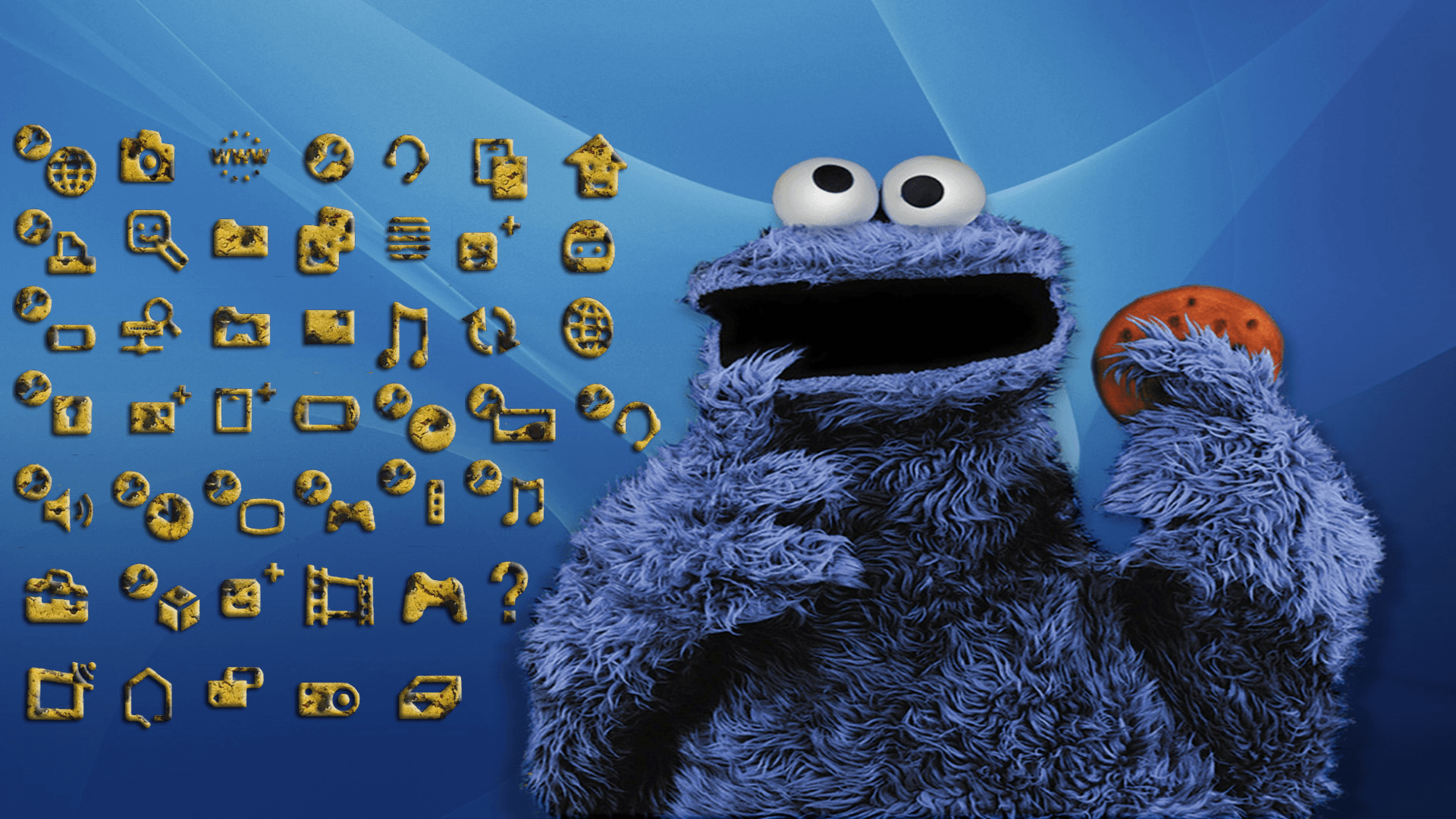 Cookie Monster Background Free Download