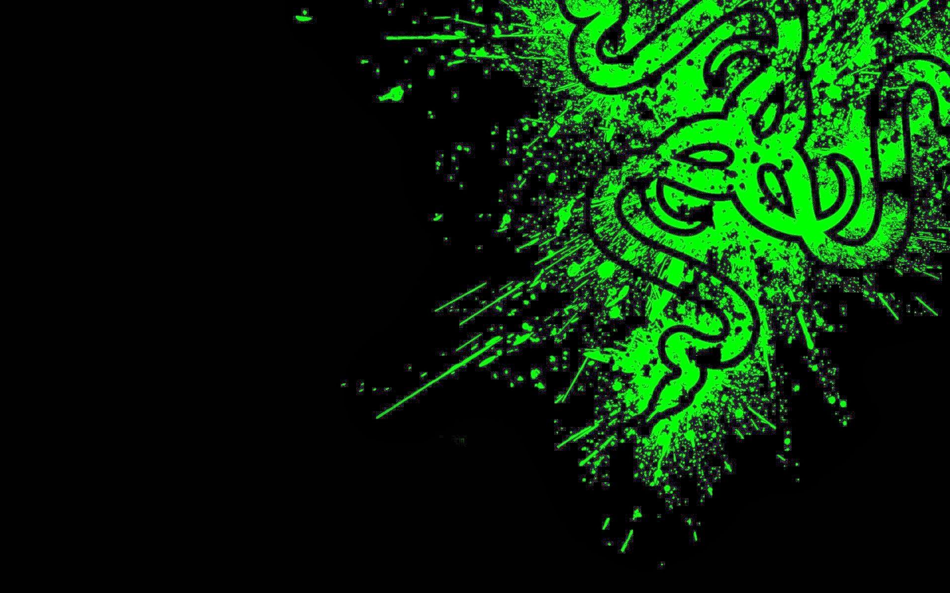 razer logo green HD wallpaper 1920x1200 widescreen a524. gaming