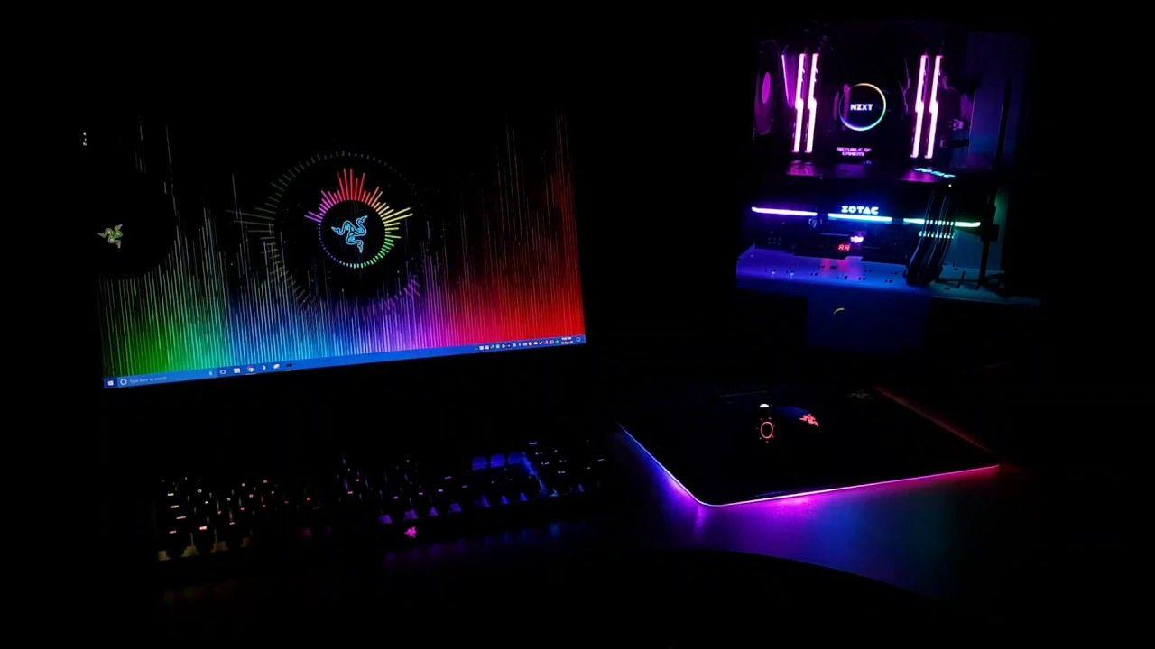 Razer Chroma Audio Responsive Wallpaper Made by Wallpaper Engine [ Steam ]