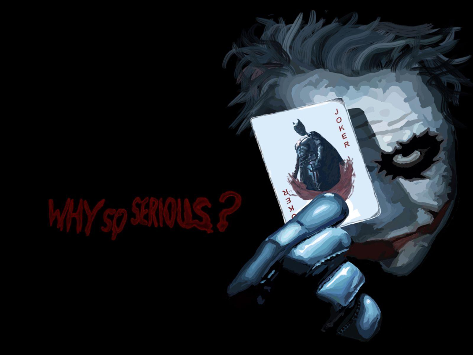 The Joker Wallpapers Why So Serious - Wallpaper Cave