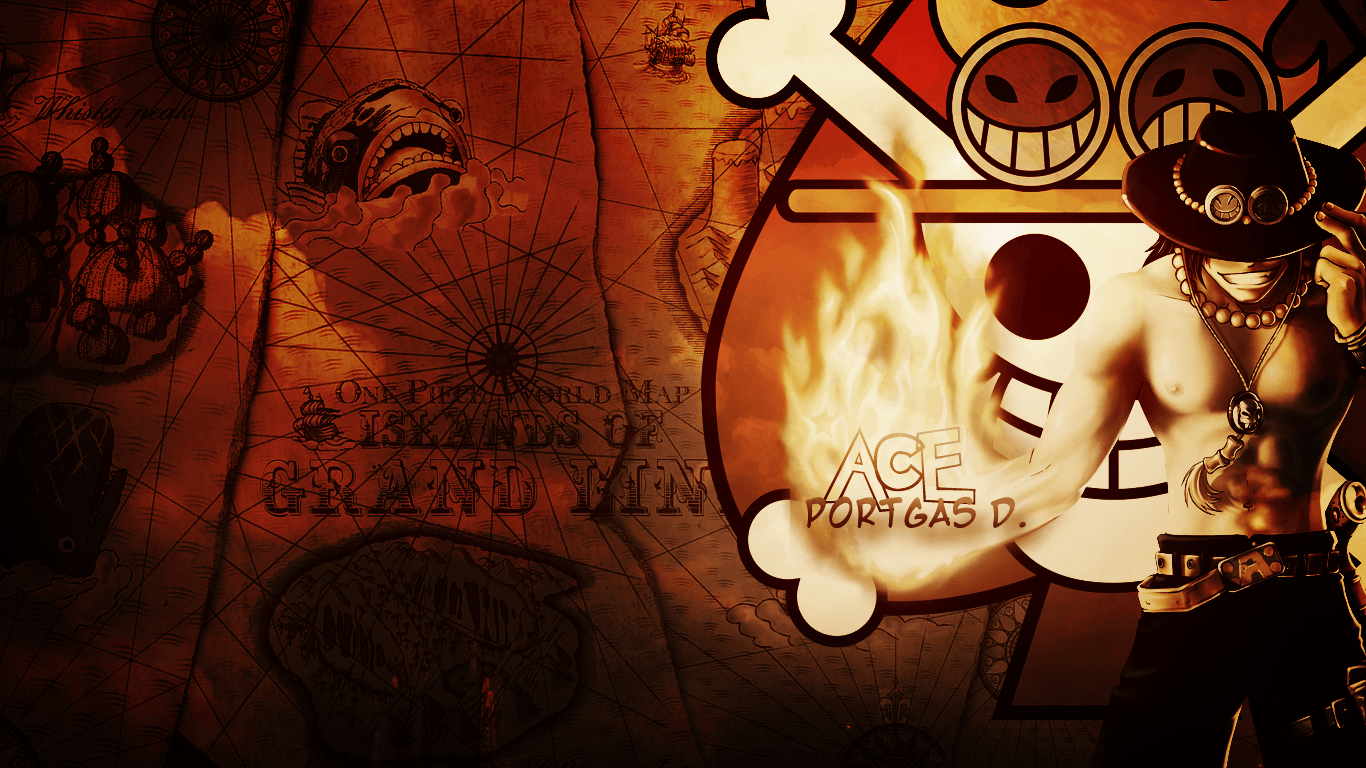 One Piece  Monkey D LuffyPortgas D Ace HD wallpaper download