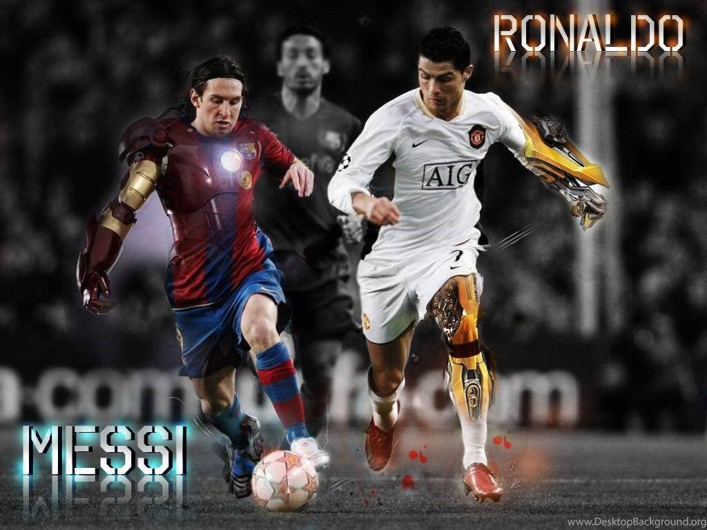 Download Download Messi Vs Ronaldo Wallpaper Desktop Background