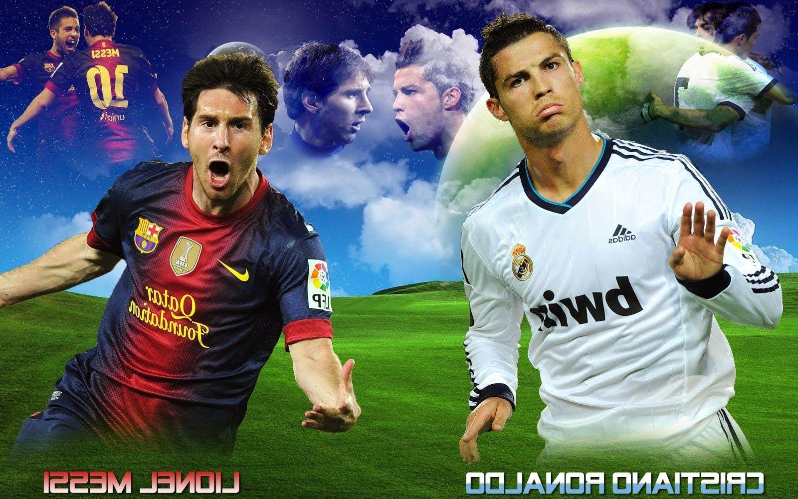 Messi and Ronaldo Wallpaper 2014