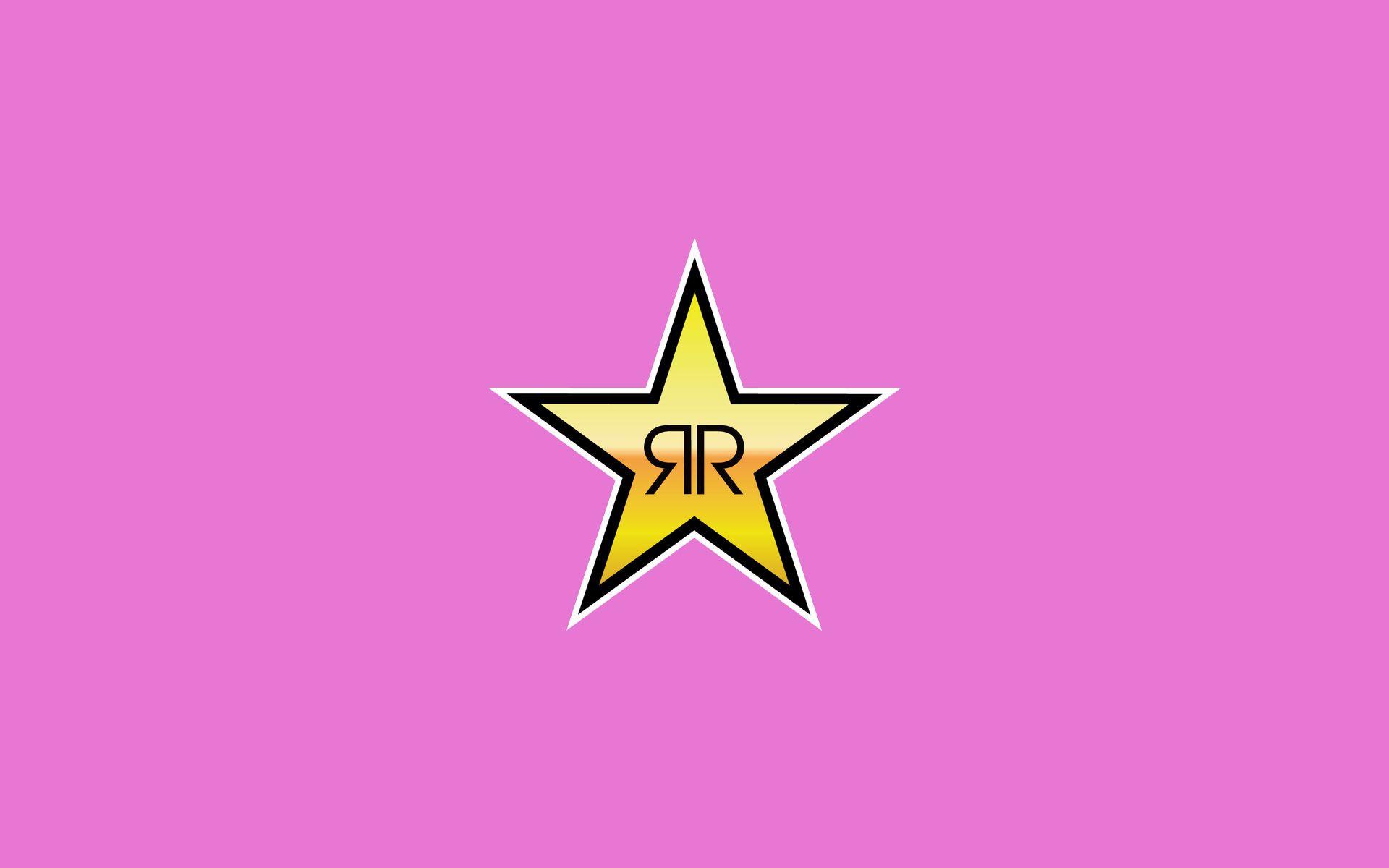 Rockstar Logo rockstar wallpaper pink