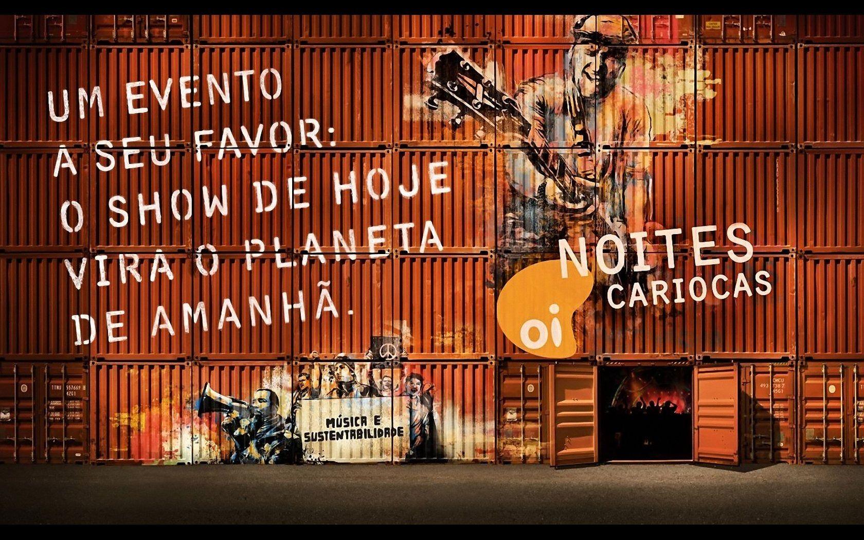 Oi Noites Cariocas Bar Graphic Creative Design Wallpaper 1680x1050