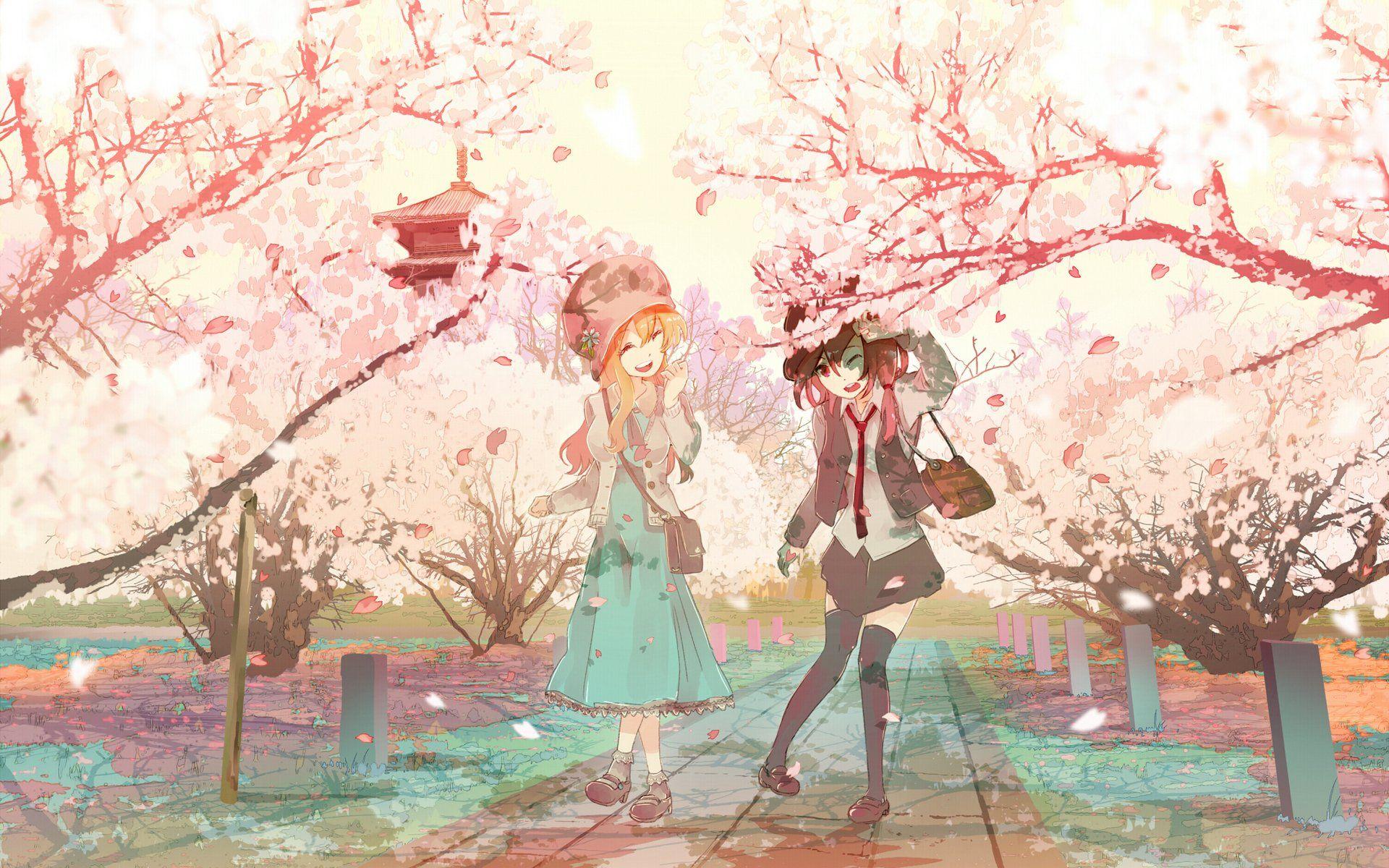 Sakura Tree HD Wallpaper and Background Image