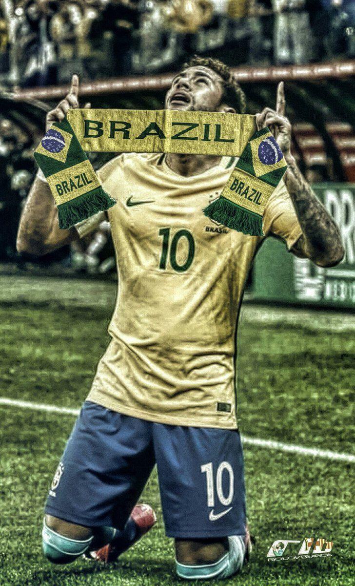 Neymar Brazil Jersey Wallpaper