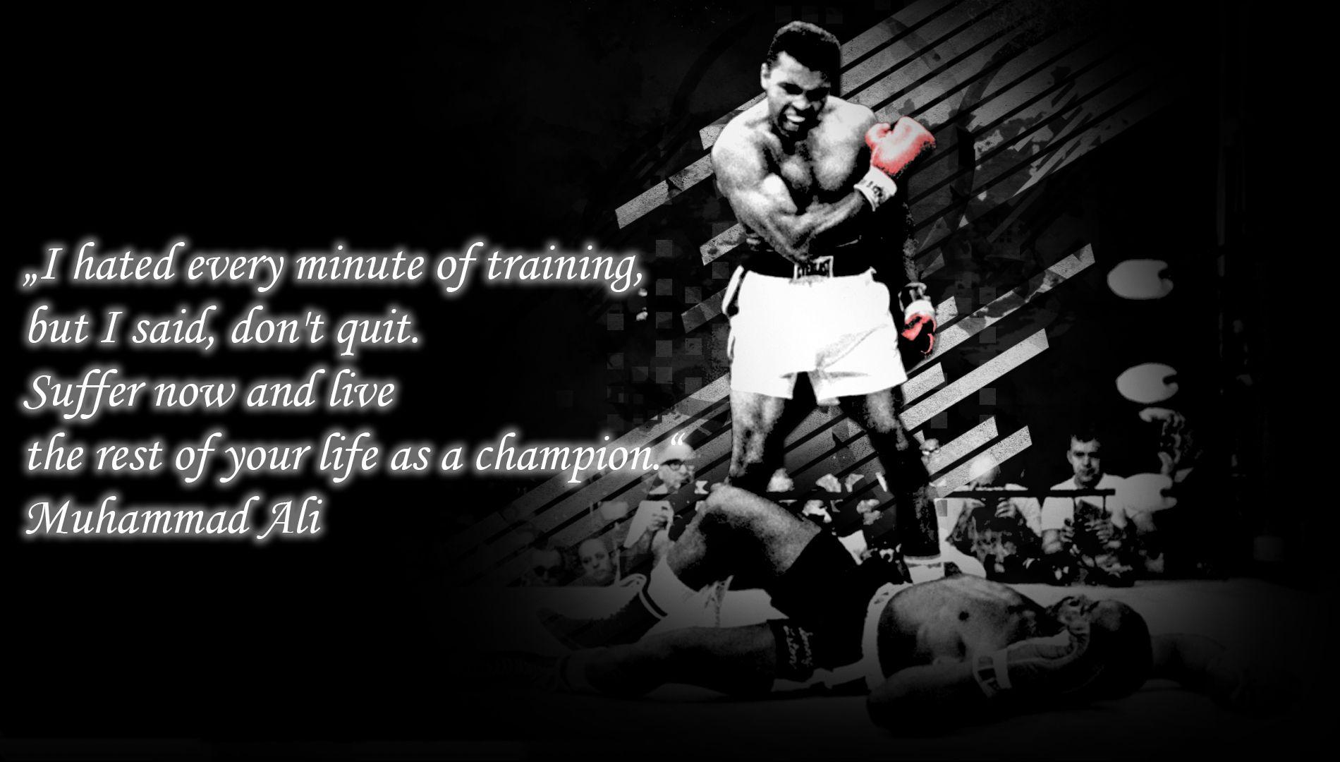 HD Muhammad Ali Quotes Wallpaper