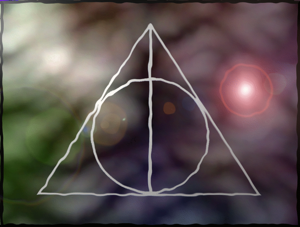 deathly hallows symbol tumblr wallpaper