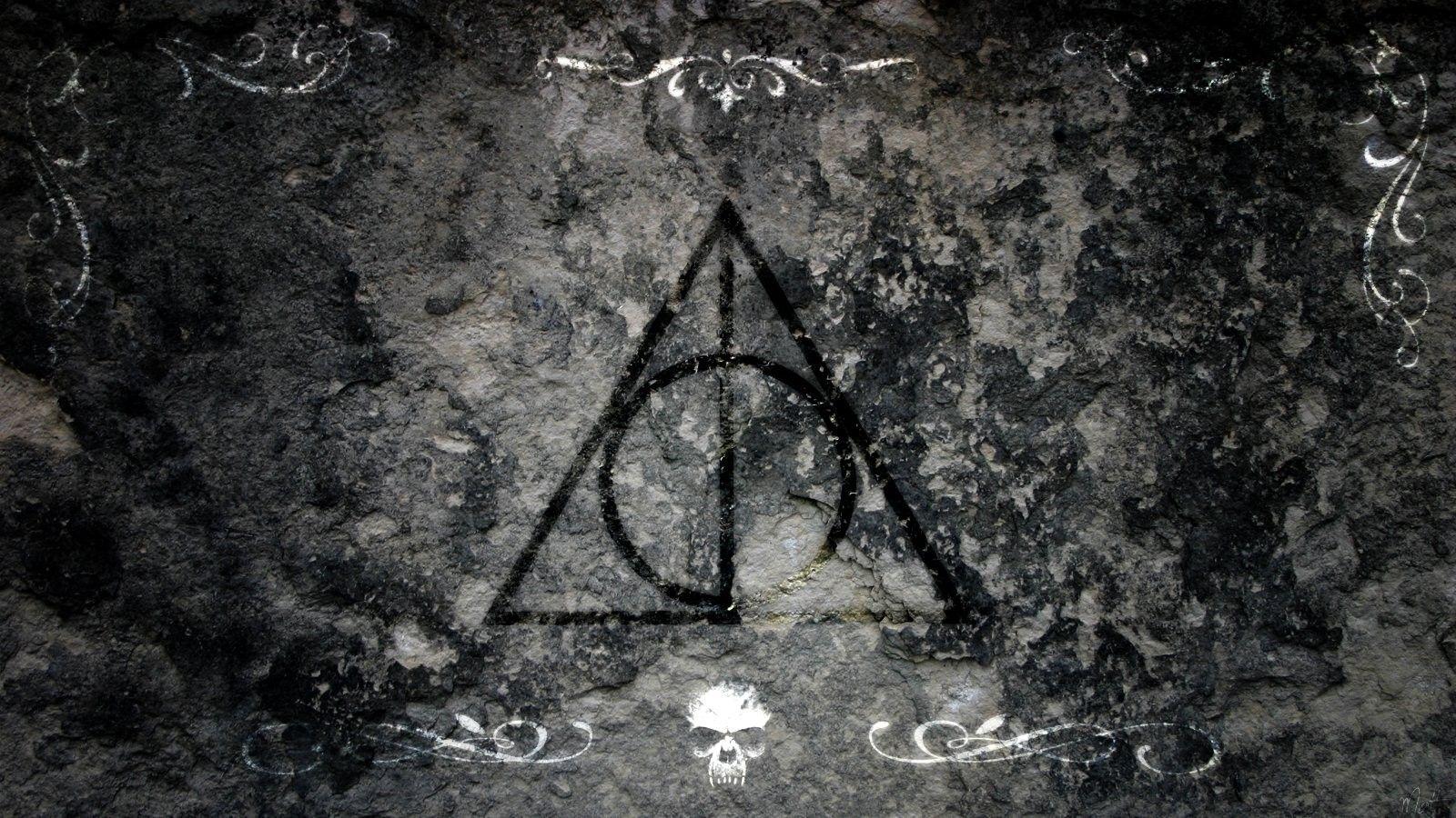 Wallpaper, black, rock, artwork, movies, texture, Harry Potter