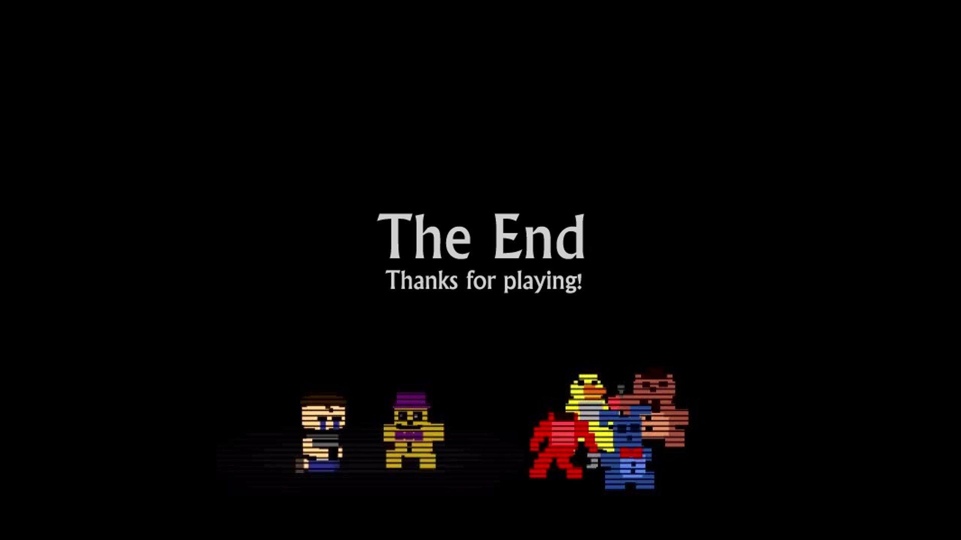 The End Thanks for Playing