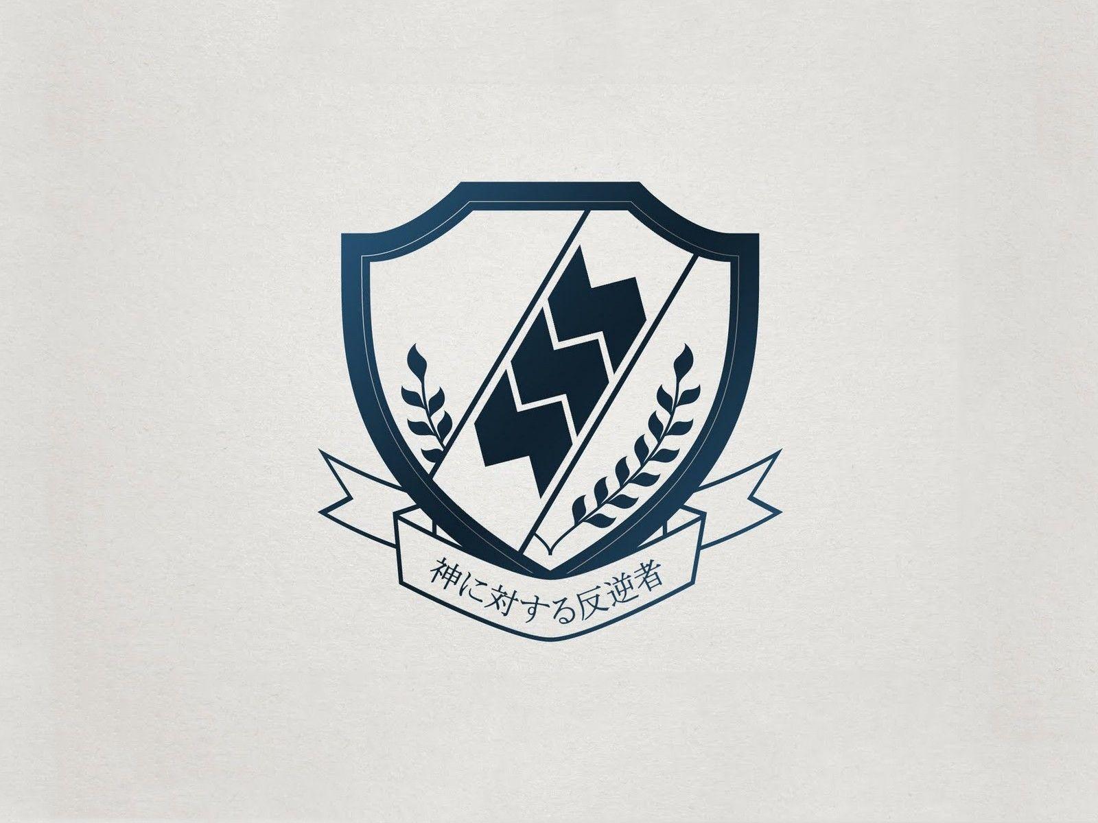 Minimalistic angel beats! logos white background wallpaper