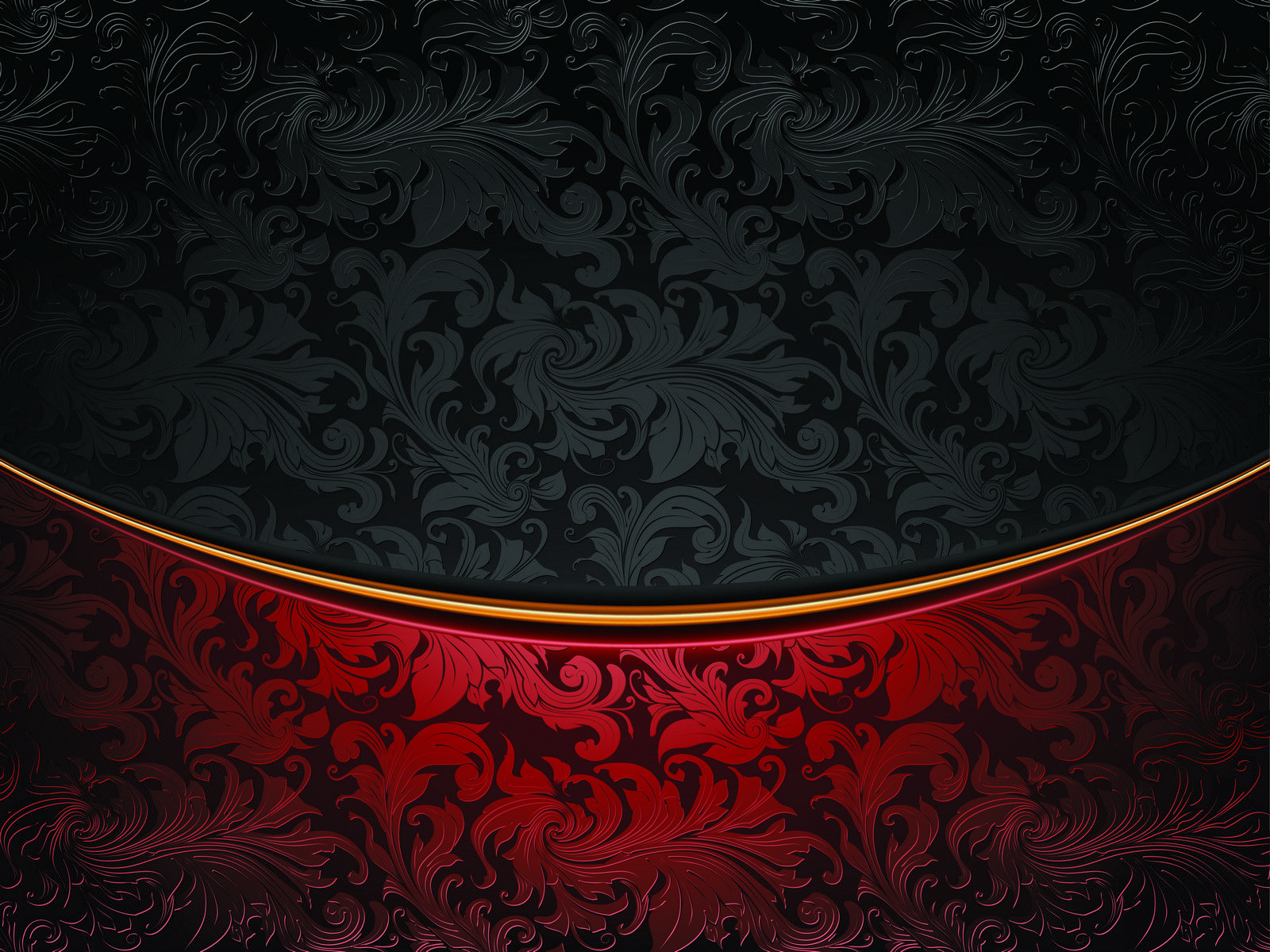 Black Red Floral Bg PPT Background 1024x768 resolutions, Black Red