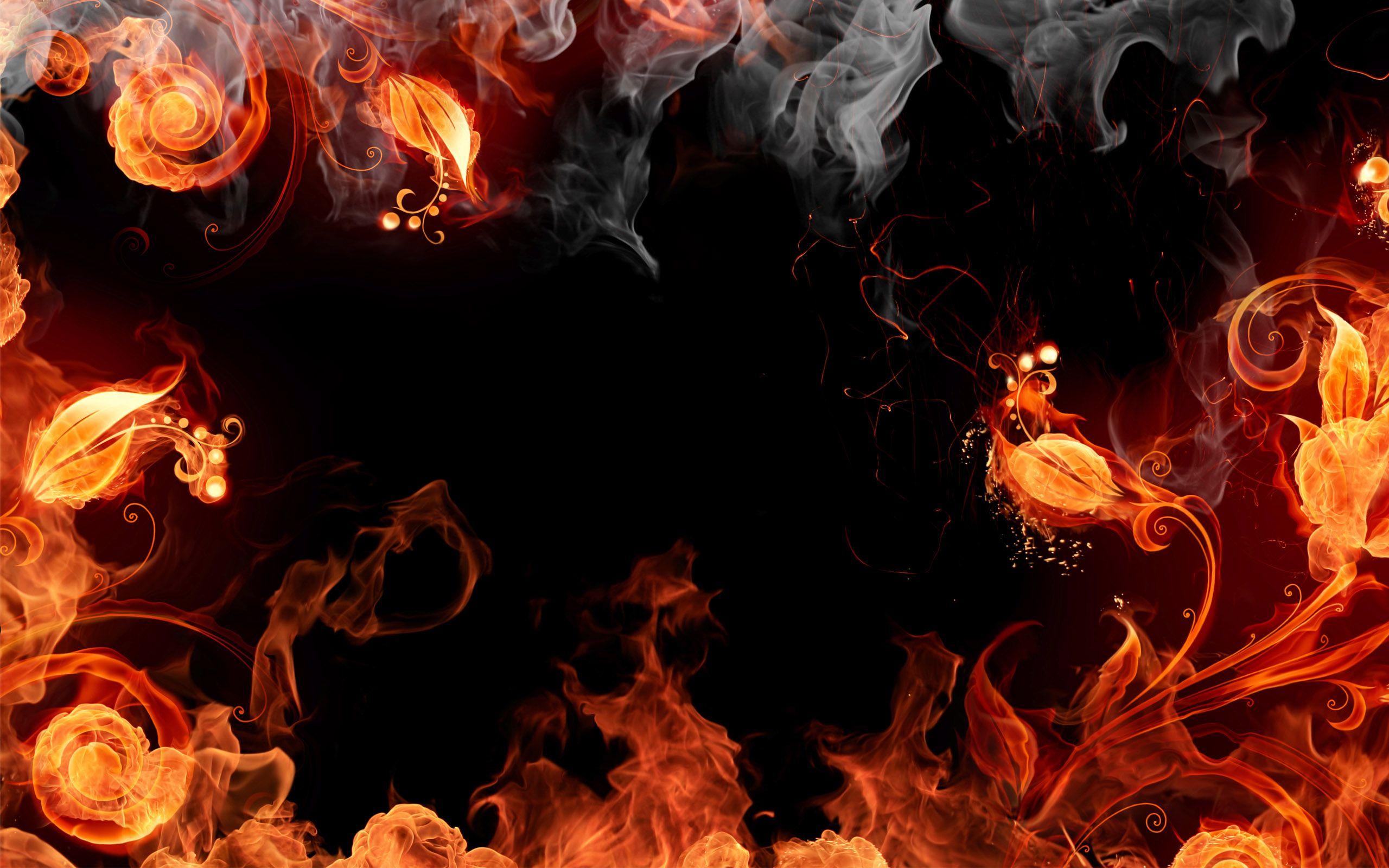 Fire Design HD Wide Wallpaper