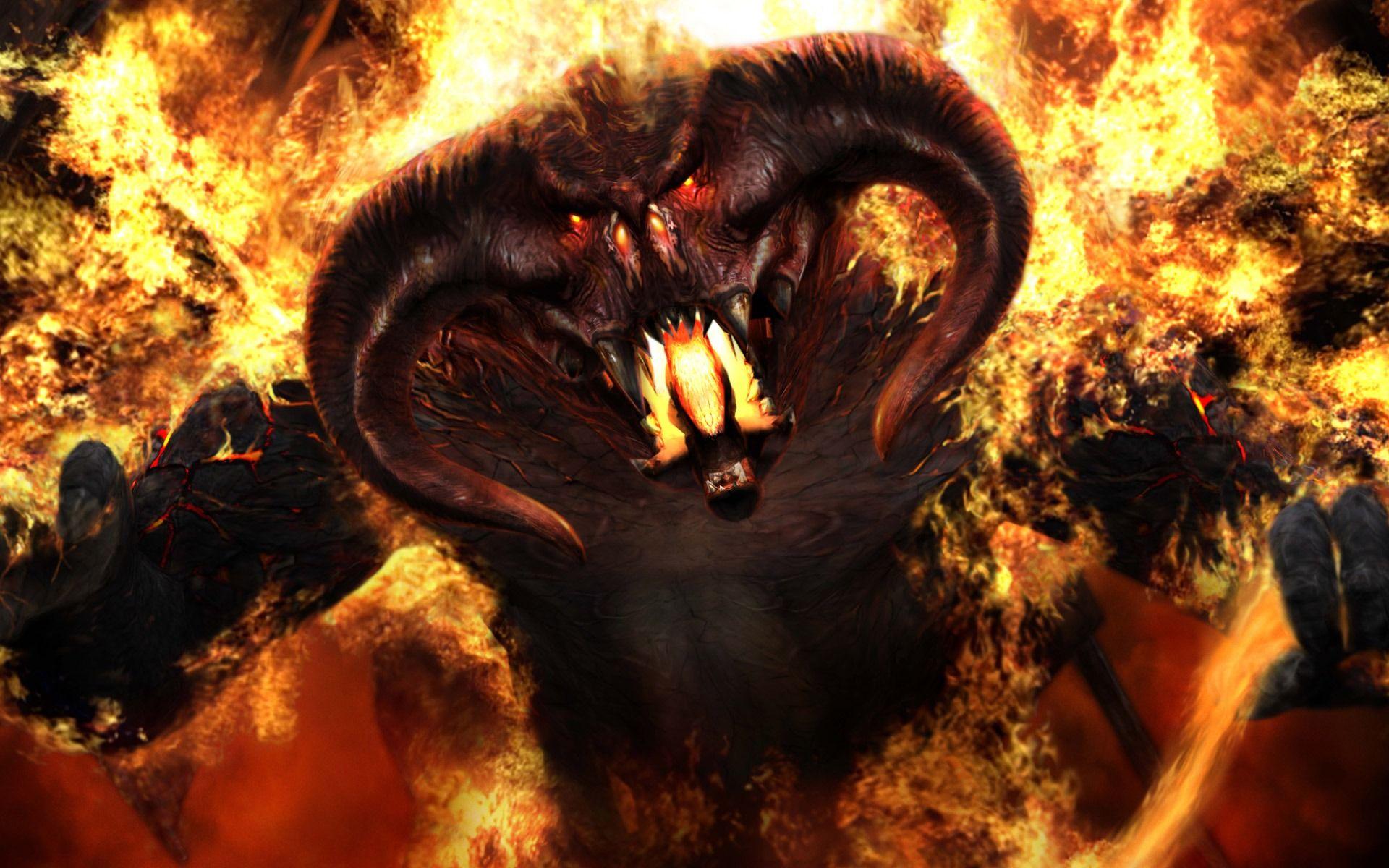 Beast On Fire Wallpaper Abstract 3D Wallpaper in jpg format