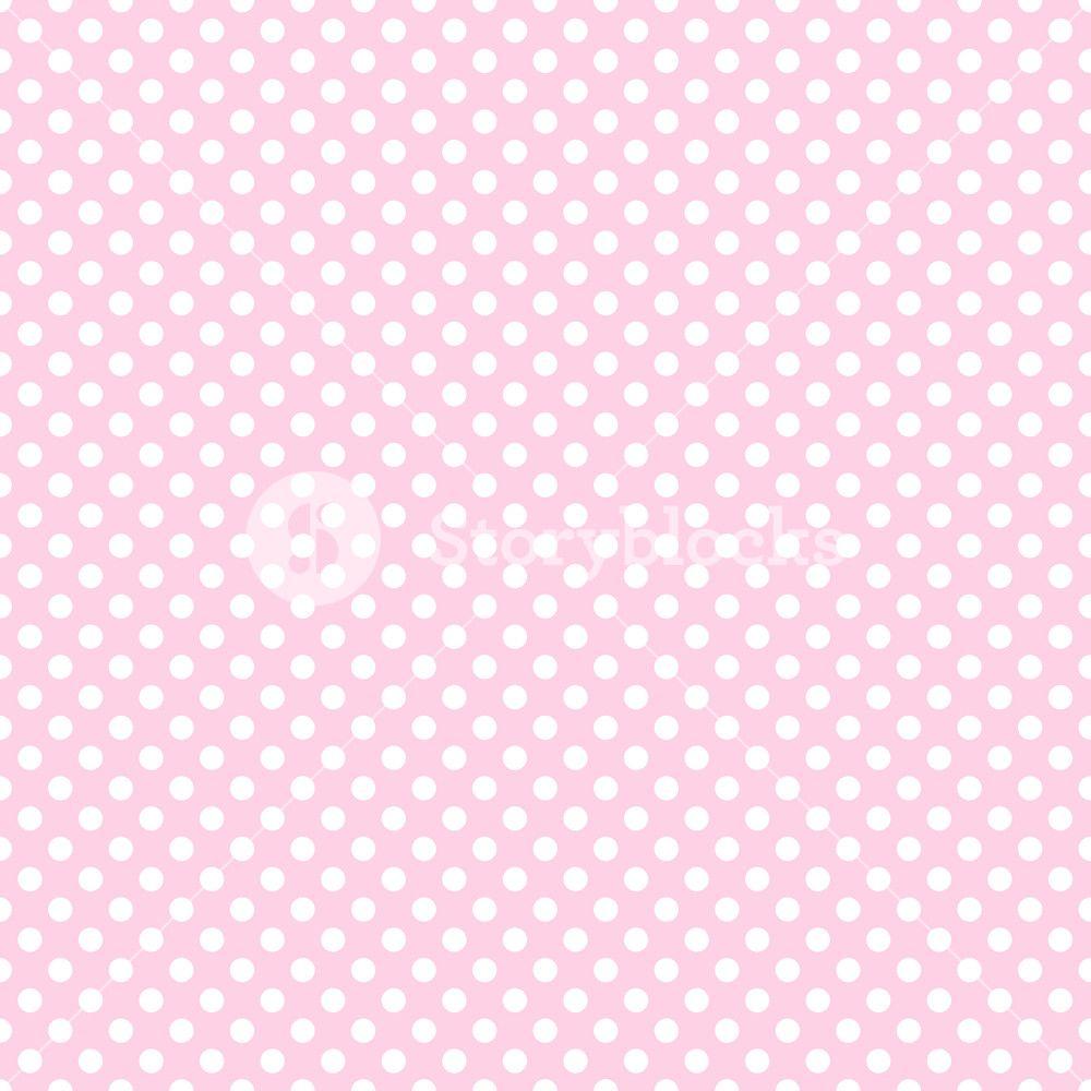 Gold Glitter Polka Dots Pattern On A Light Pink Background Royalty