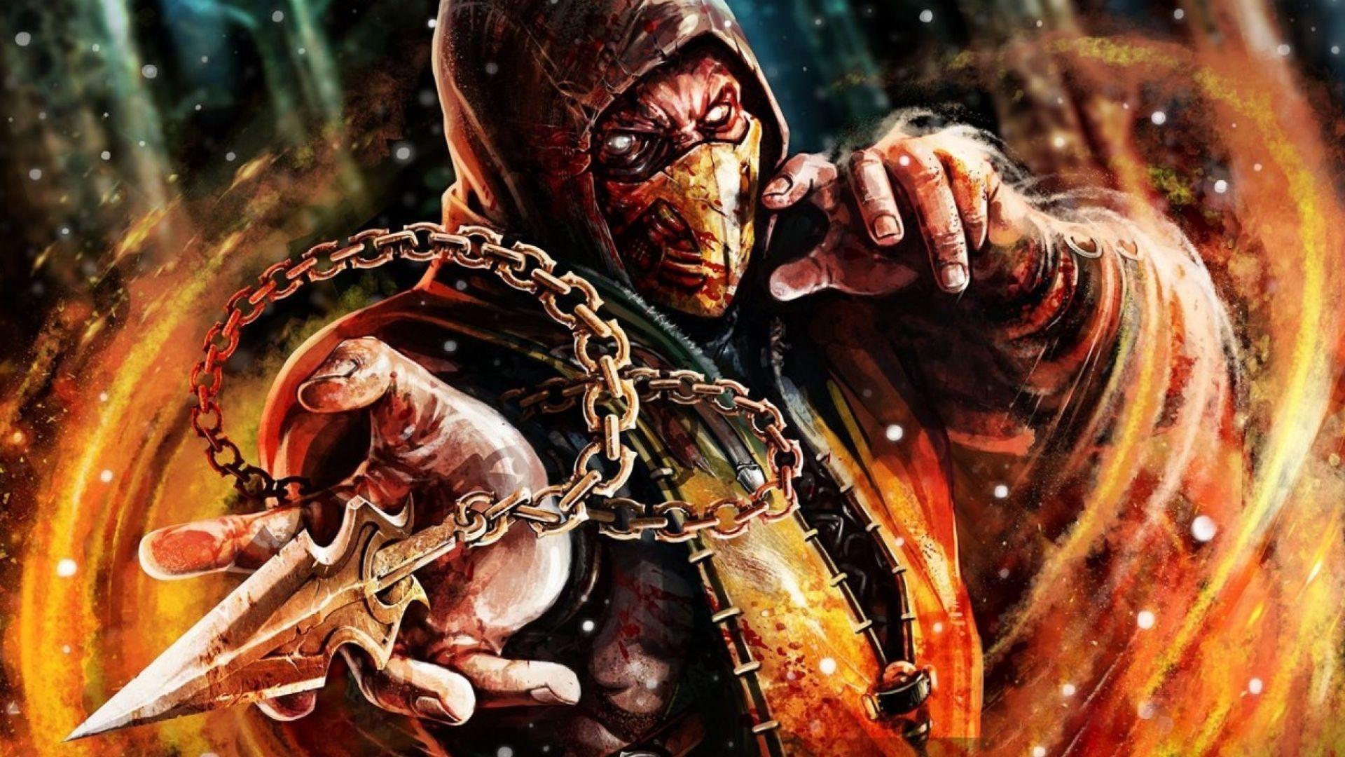 Mortal Kombat X Scorpion Desktop Wallpaper
