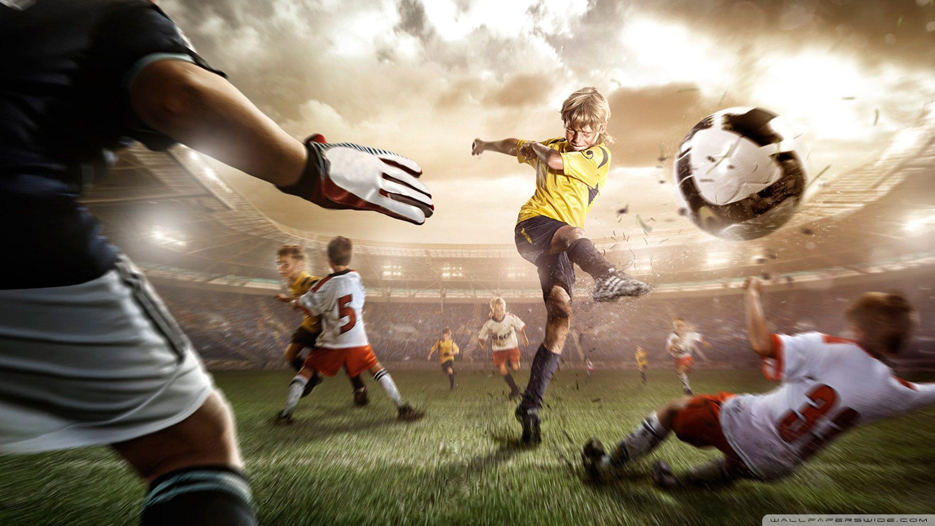 Football ❤ 4K HD Desktop Wallpaper for 4K Ultra HD TV • Wide