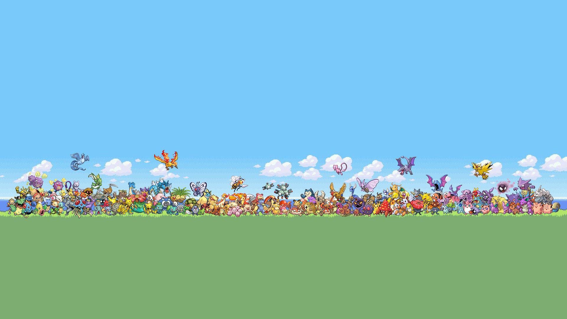 Retro #Pokemon [Gaming • Nature • Movies Shows] #desktop #wallpaper