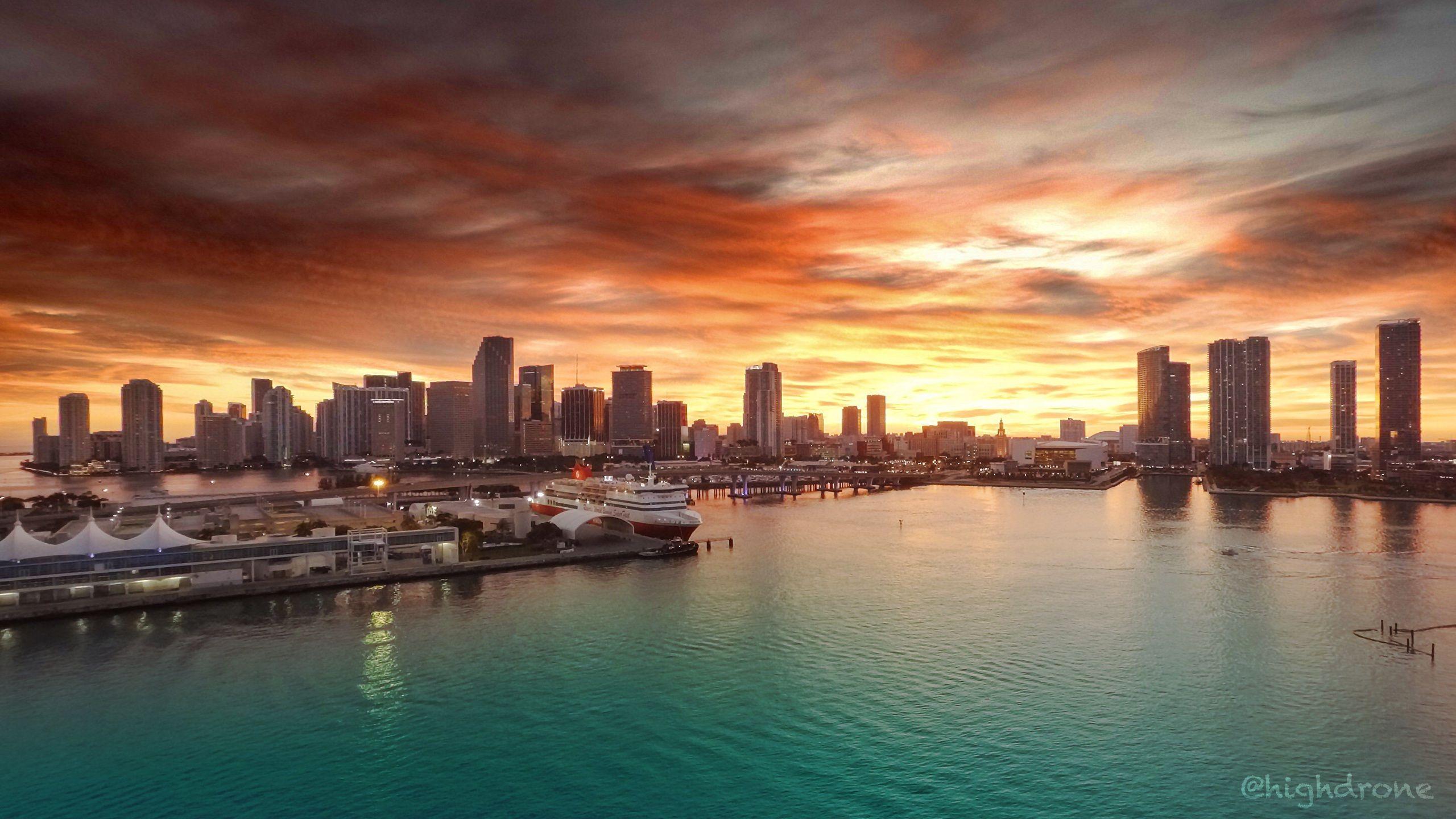 downtown miami wallpaper Collection