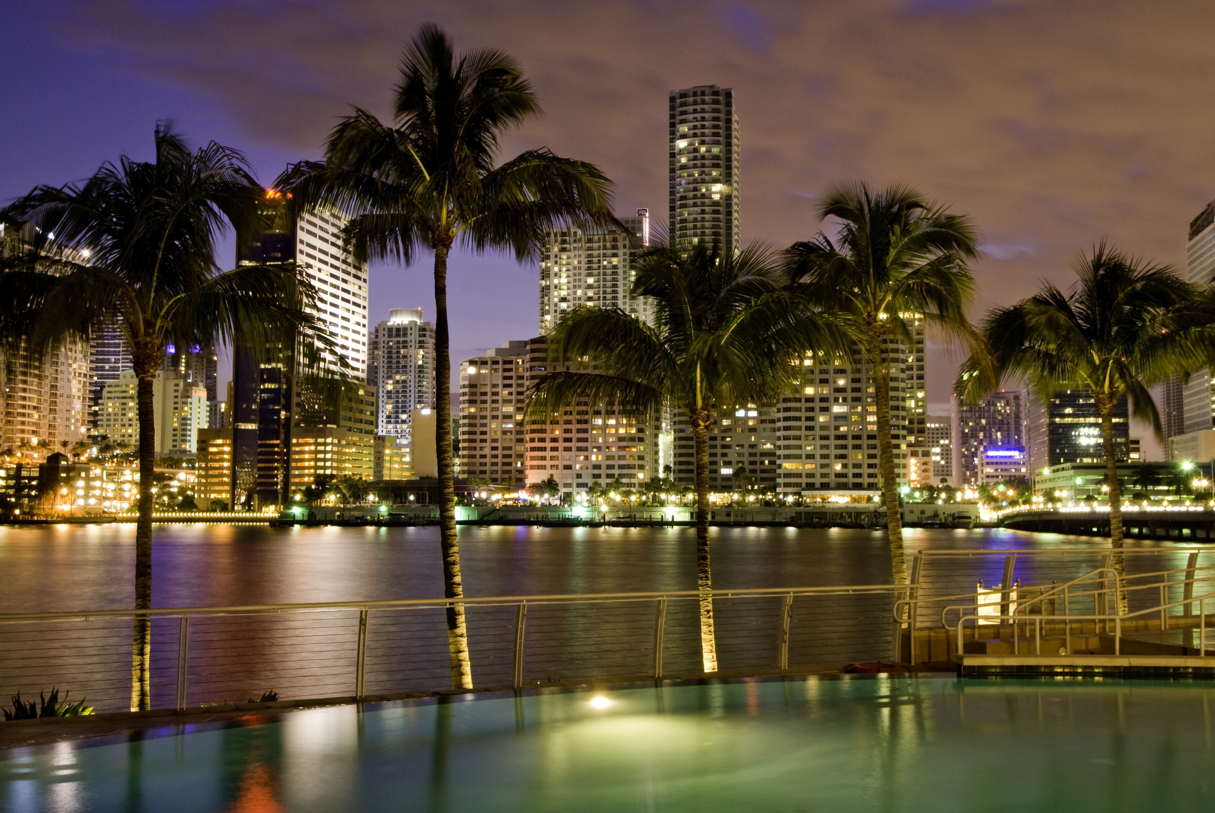 Best Miami Beach Hotels Skyline HD Wallpaper About Desktop