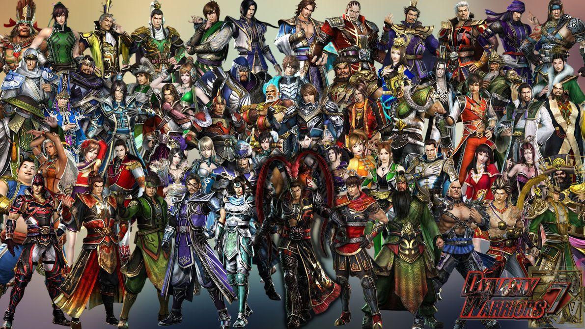 dynasty warriors 8 characters