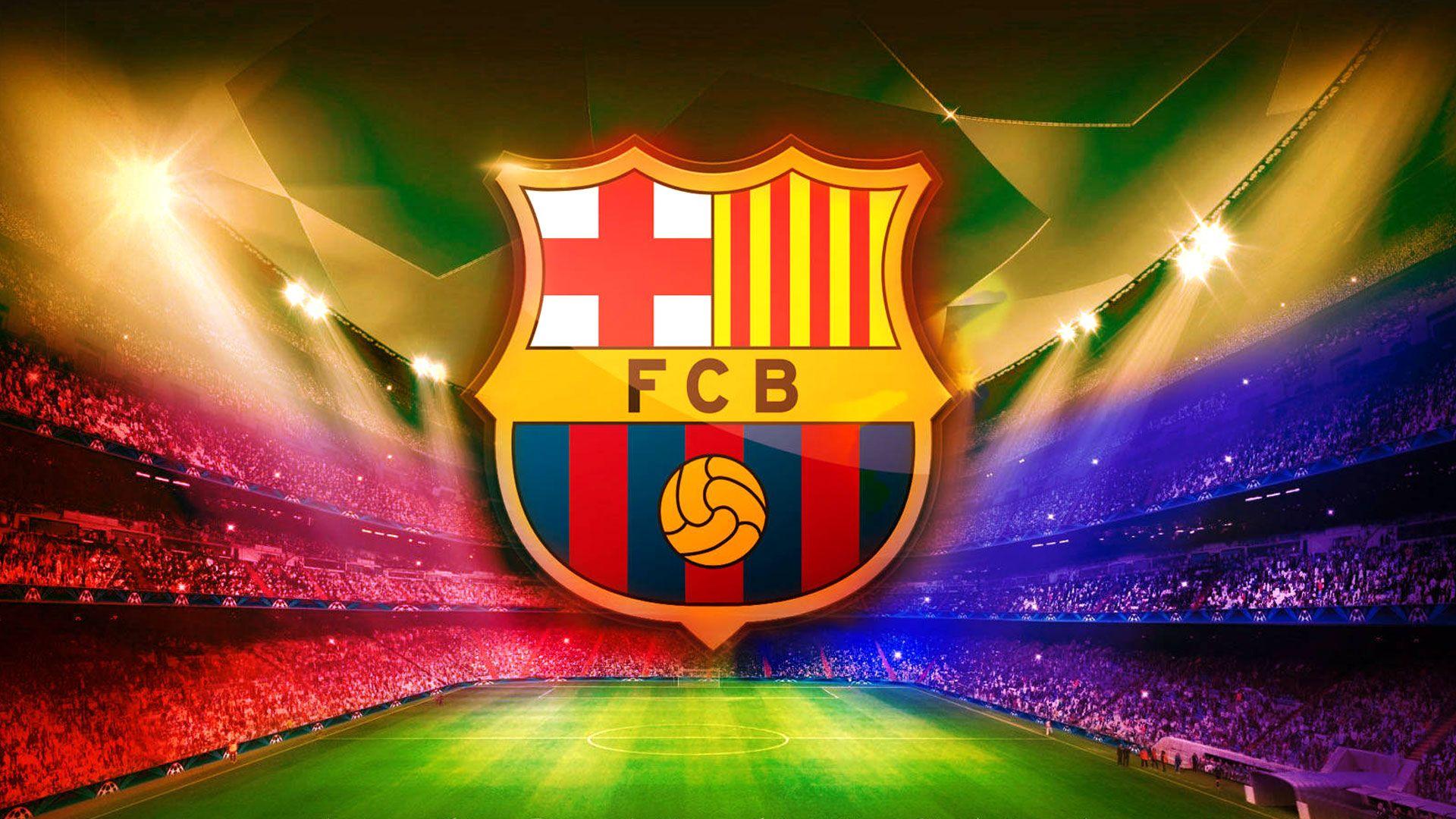 FC barcelona logo desktop wallpaper image. file