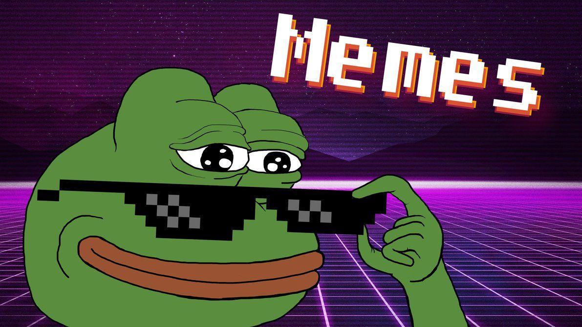 Pepe 80's Meme Wallpaper