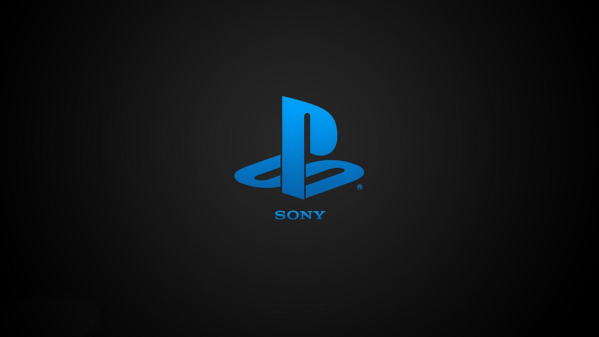 Sony Playstation blue logo wallpaper. brands and logos. Wallpaper