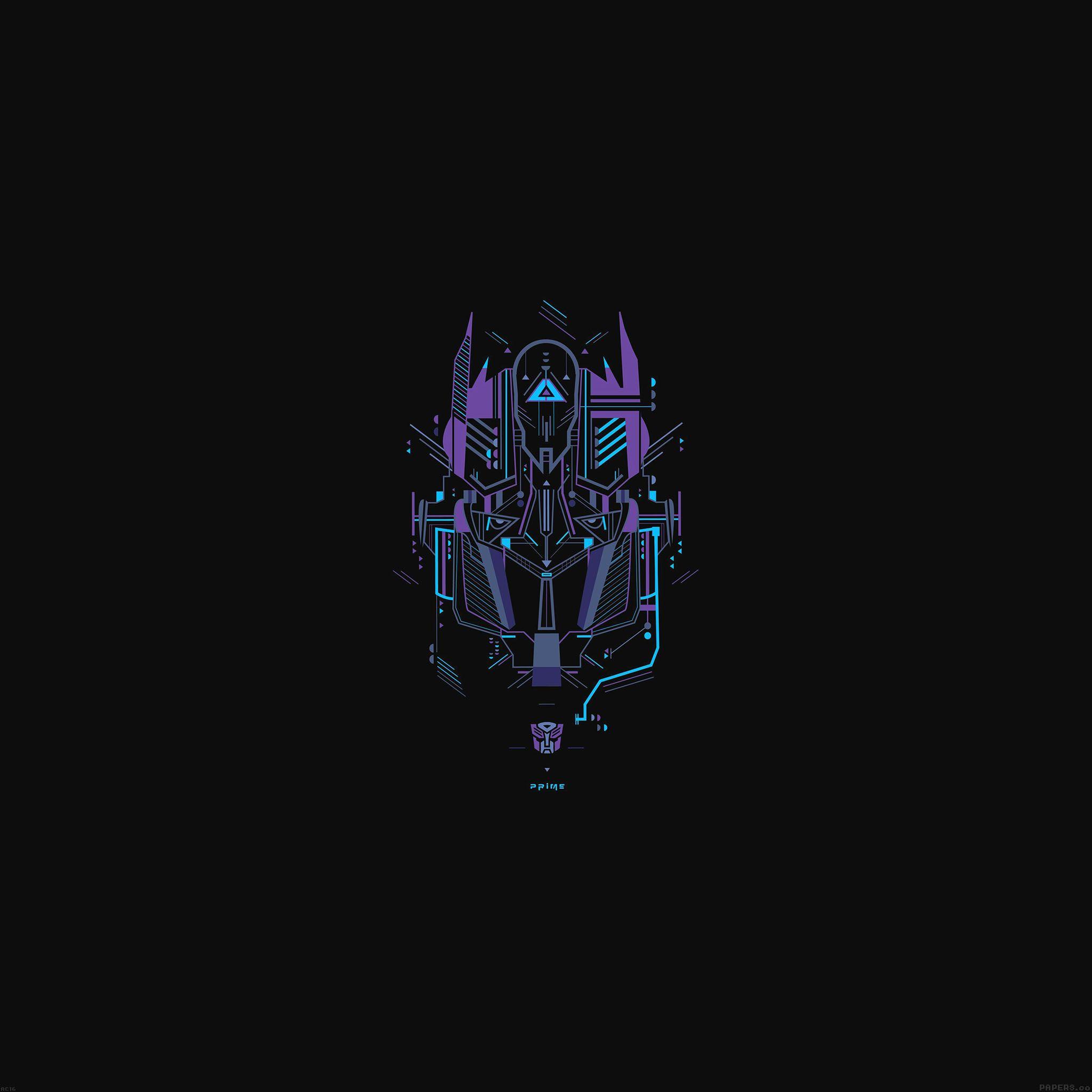 Wallpaper Transformer Logo Two Art Illust