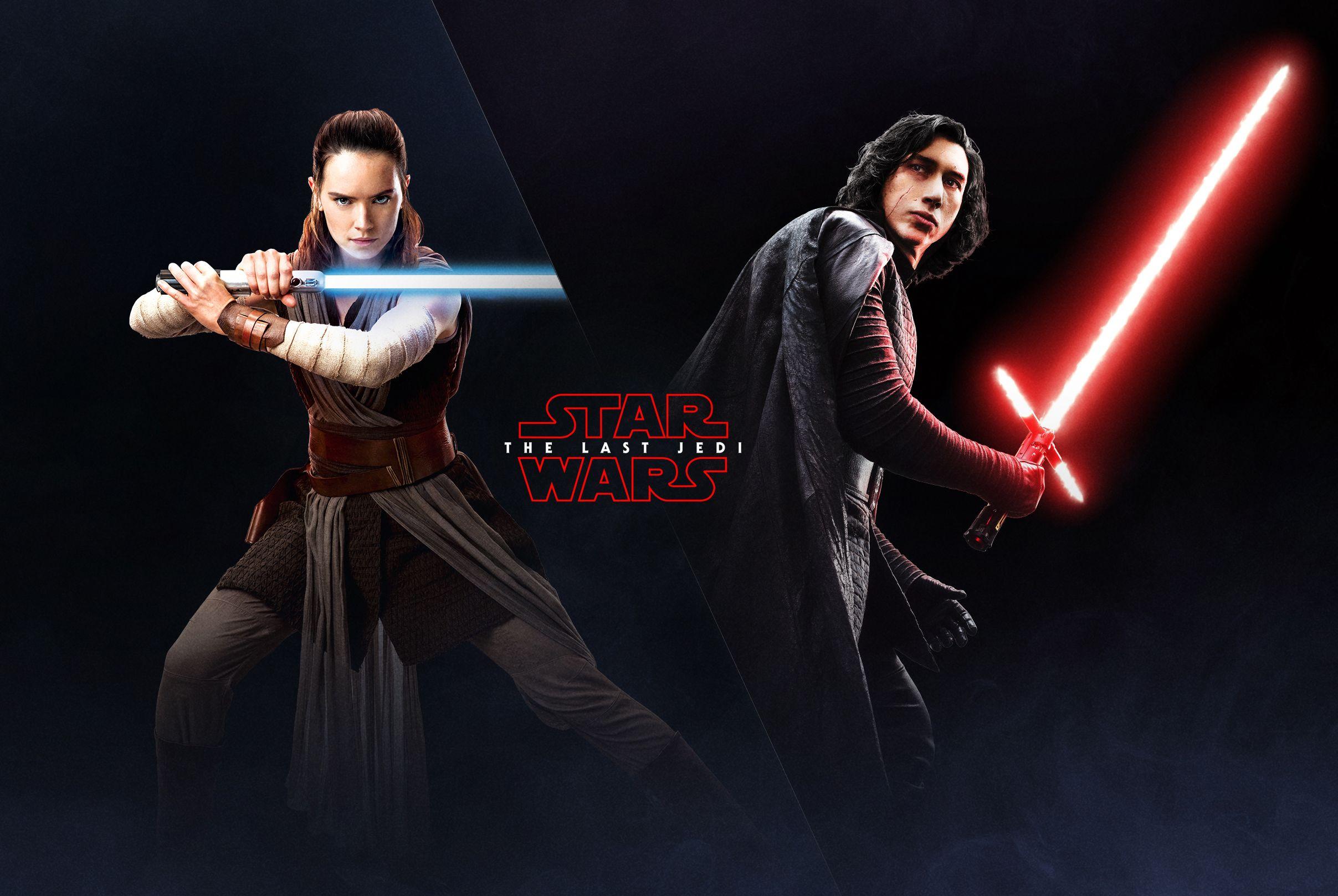 The Last Jedi Wallpaper 'Rey and Kylo'