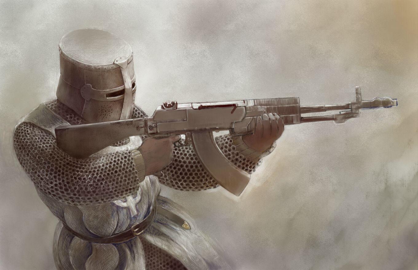 Armor Guns Kalashnikov Teutonic Knights