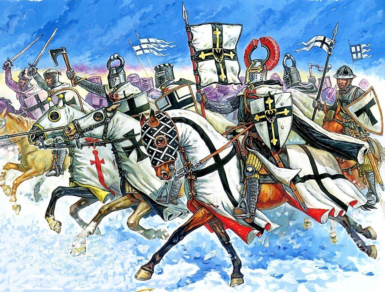 Knight Horses Teutonic Knights Pictorial art